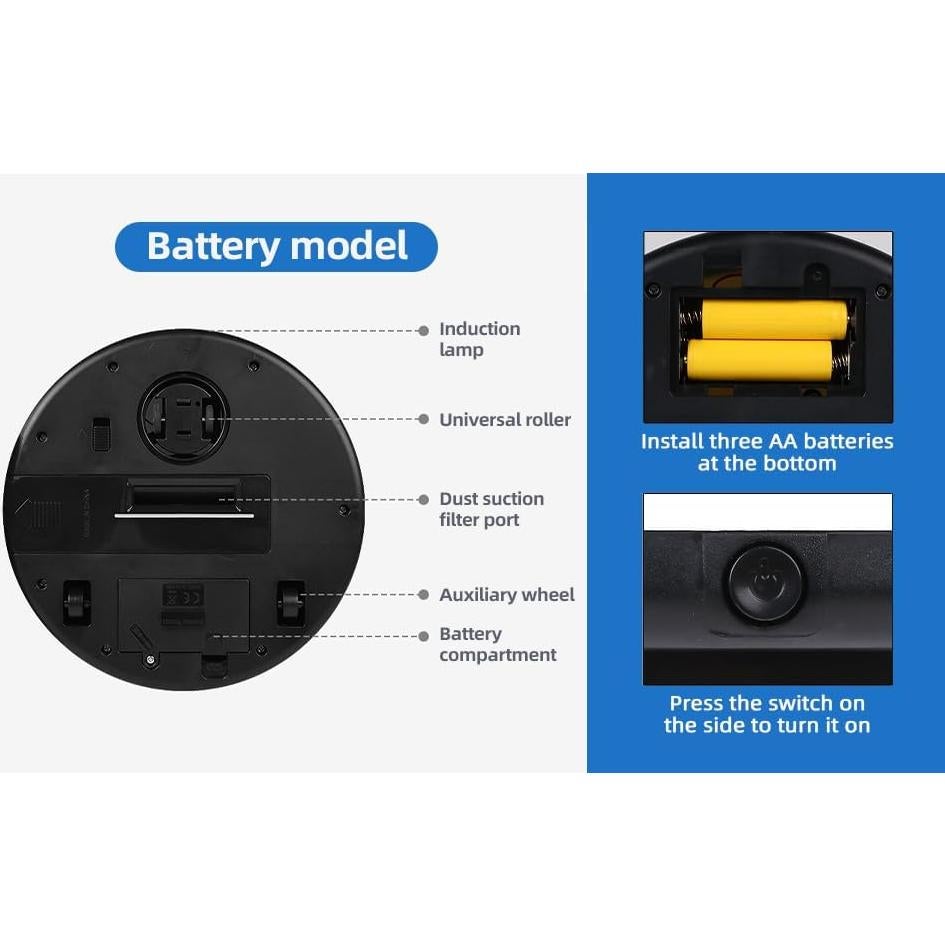 Aspiradora Robótica Genérico CQ-10, Limpieza Automática