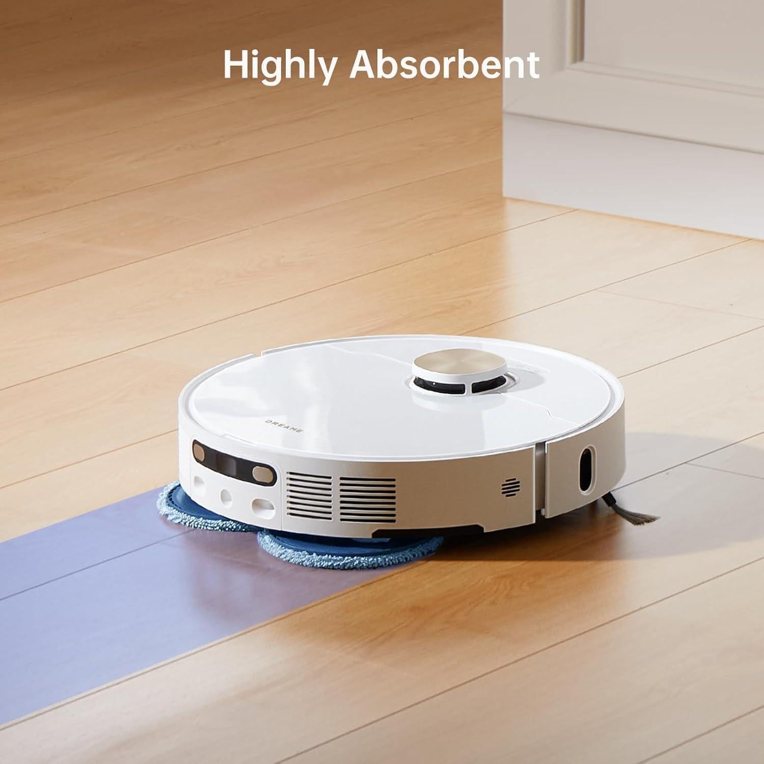 Aspiradora Robot DREAME L40s Ultra AE Blanco con Paños de Mopa