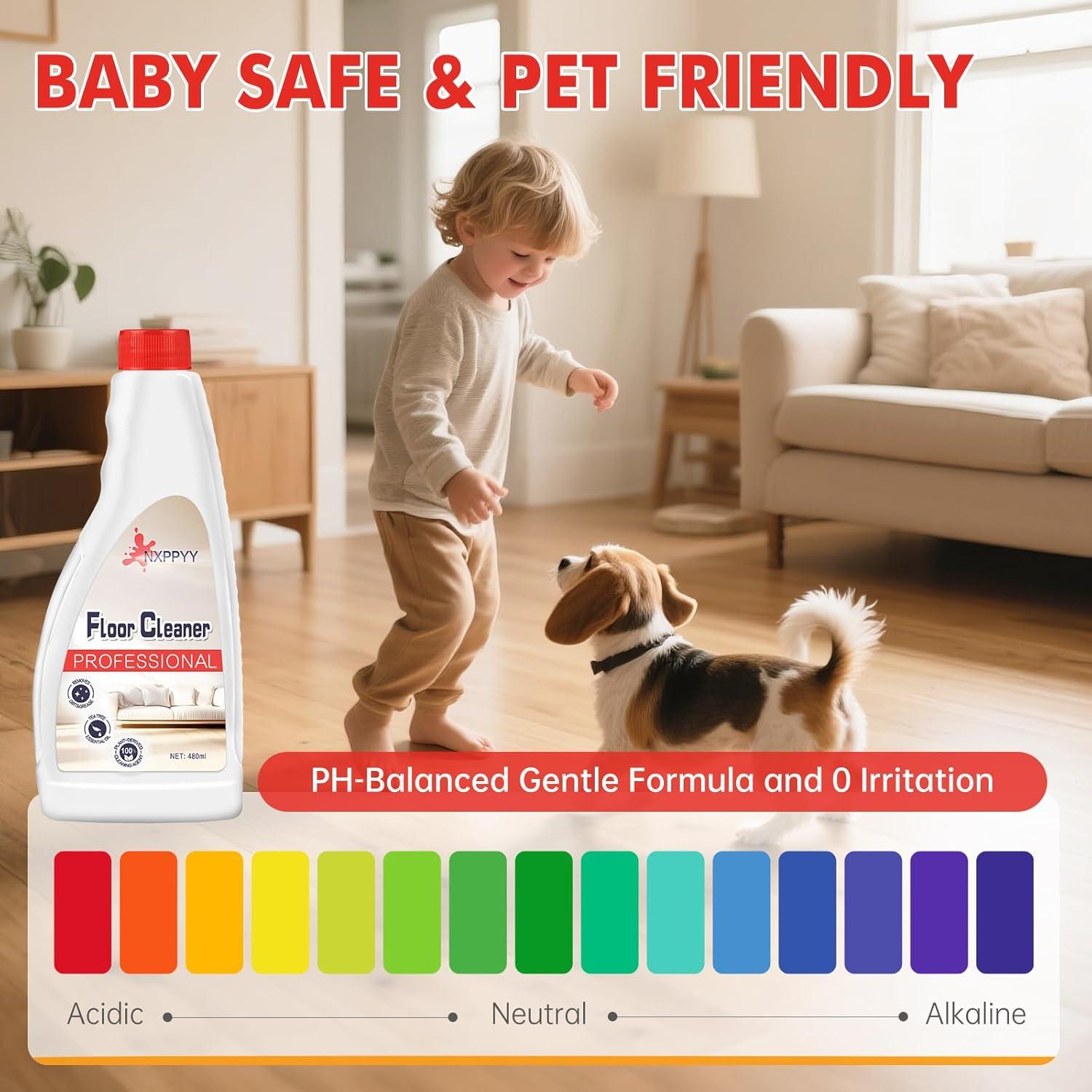Limpiador de Pisos NXPPYY 4 Botellas 480ml para Aspiradoras