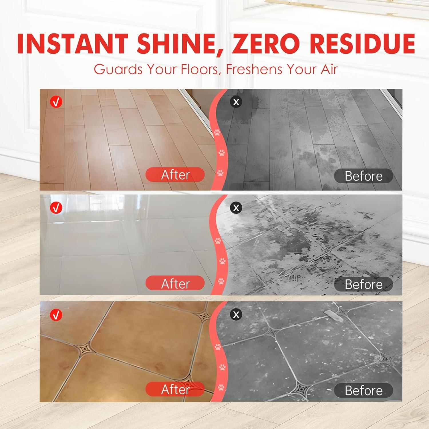 Limpiador de Pisos NXPPYY 4 Botellas 480ml para Aspiradoras