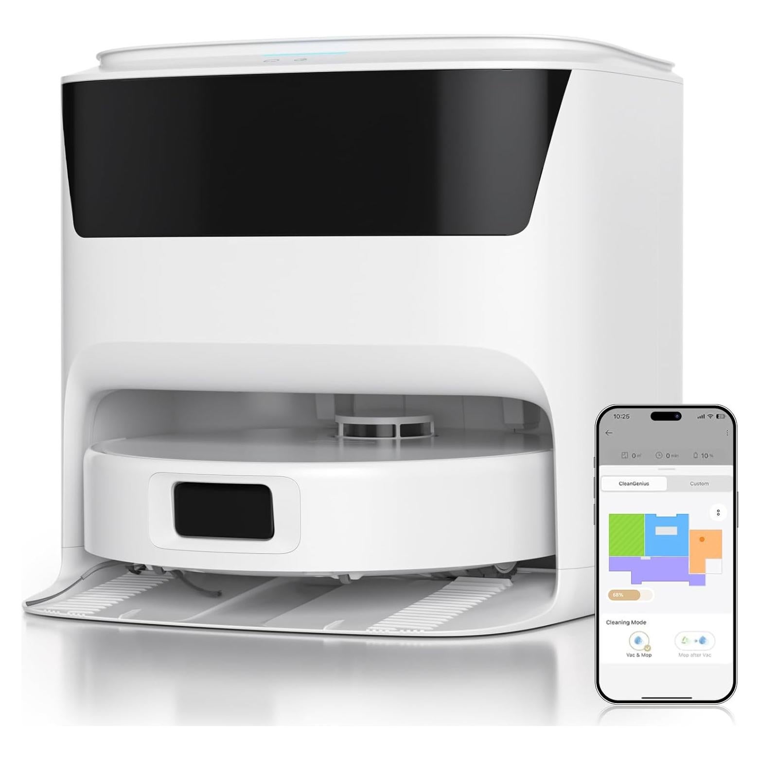 Robot Aspirador y Mopa Bodenbot K90L, 8000Pa, Lavado Automático