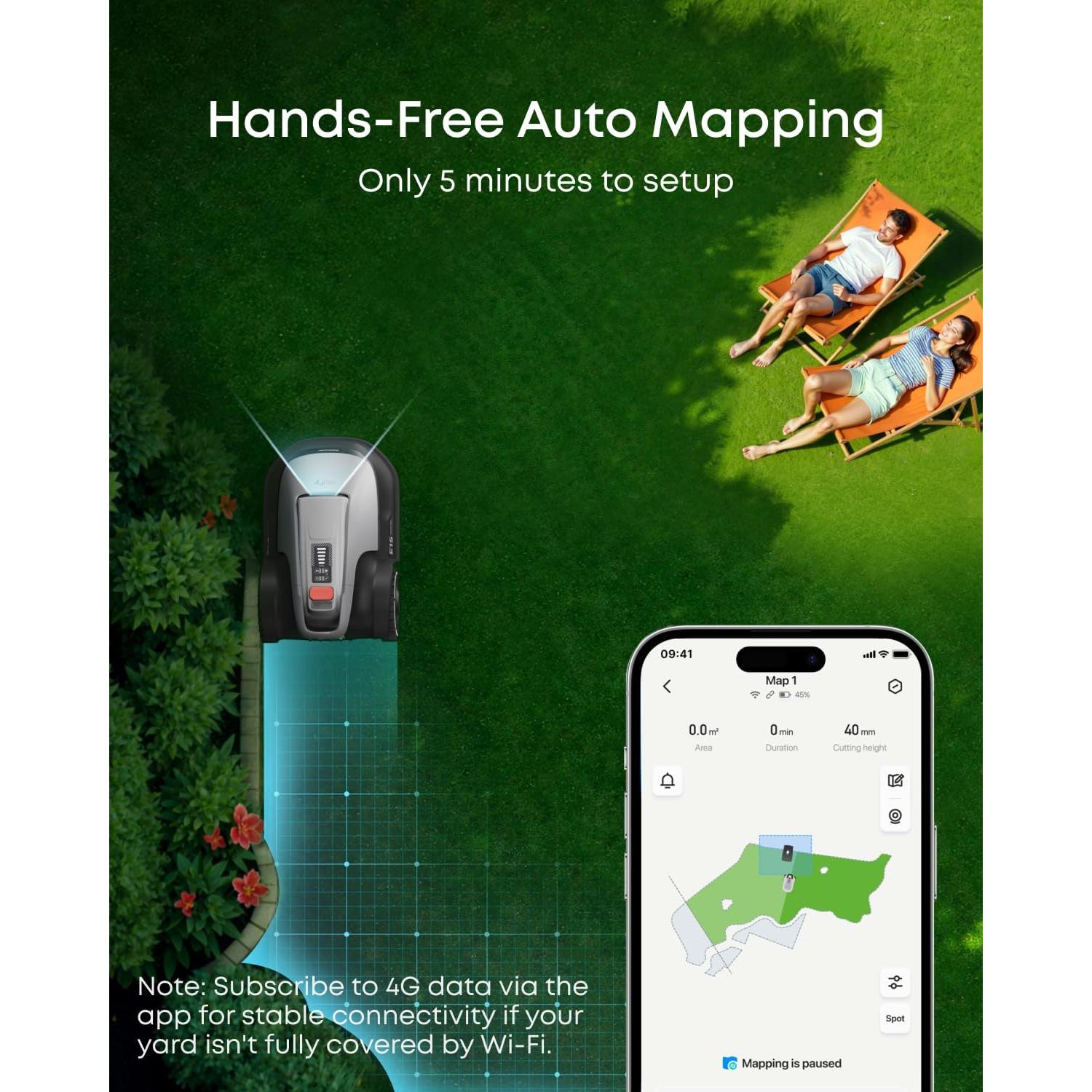 Paquete eufy Aspiradora Robot 11S Max + Cortacésped E15