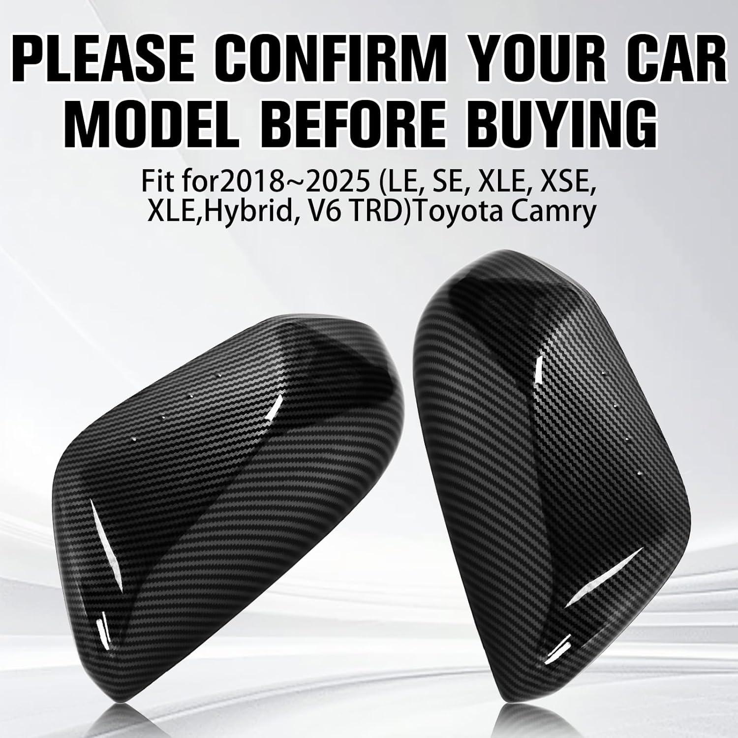 Cubiertas de Espejo Lateral Adasidy para Toyota Camry 2018-2025