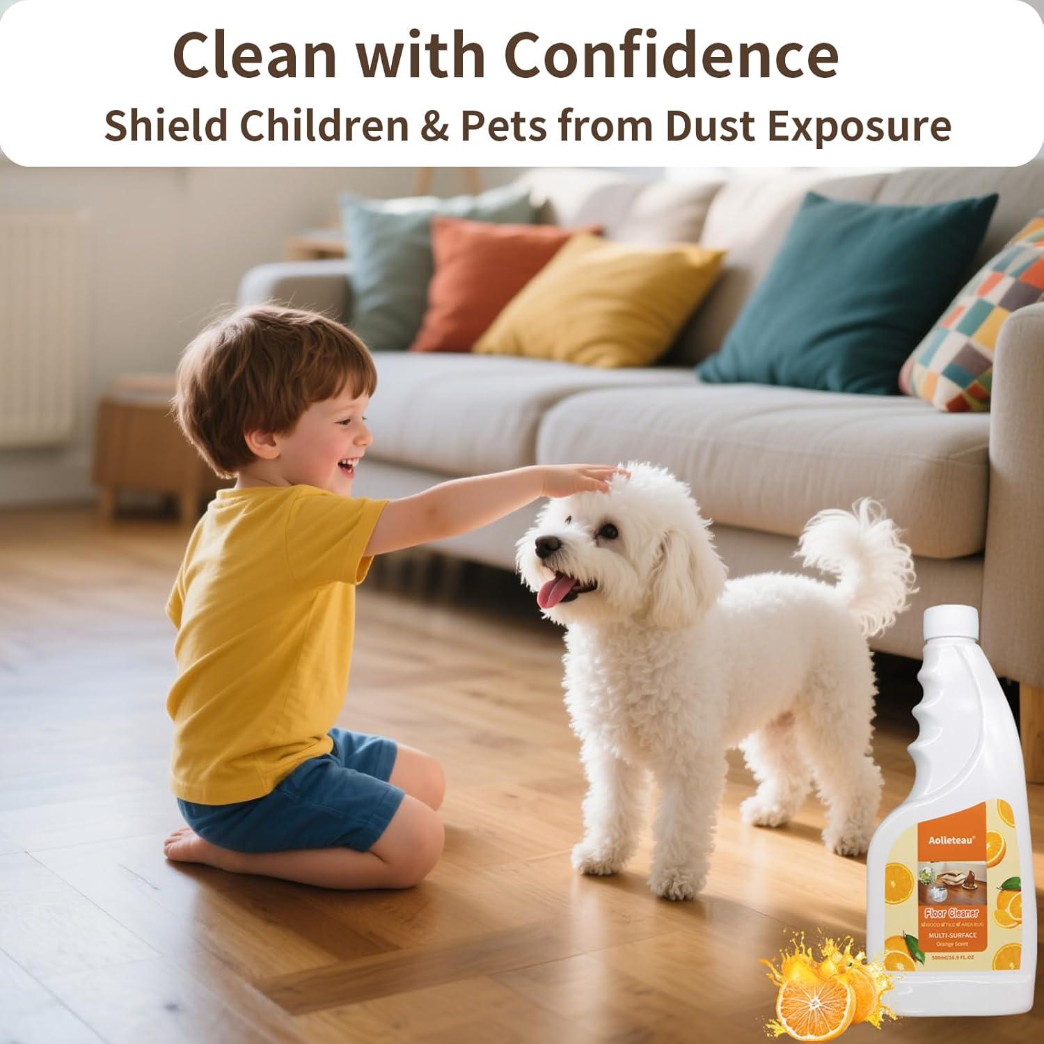 Limpiador de Piso Aolleteau 500 ml - Aroma Naranja, 2 Unidades