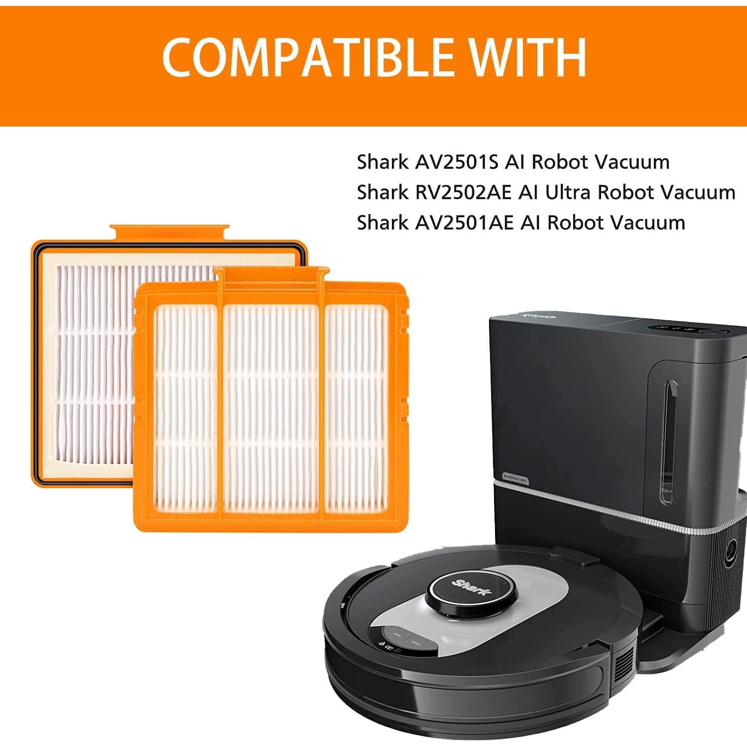 Filtro HEPA para Aspiradora Robótica Shark AI - Paquete de 2
