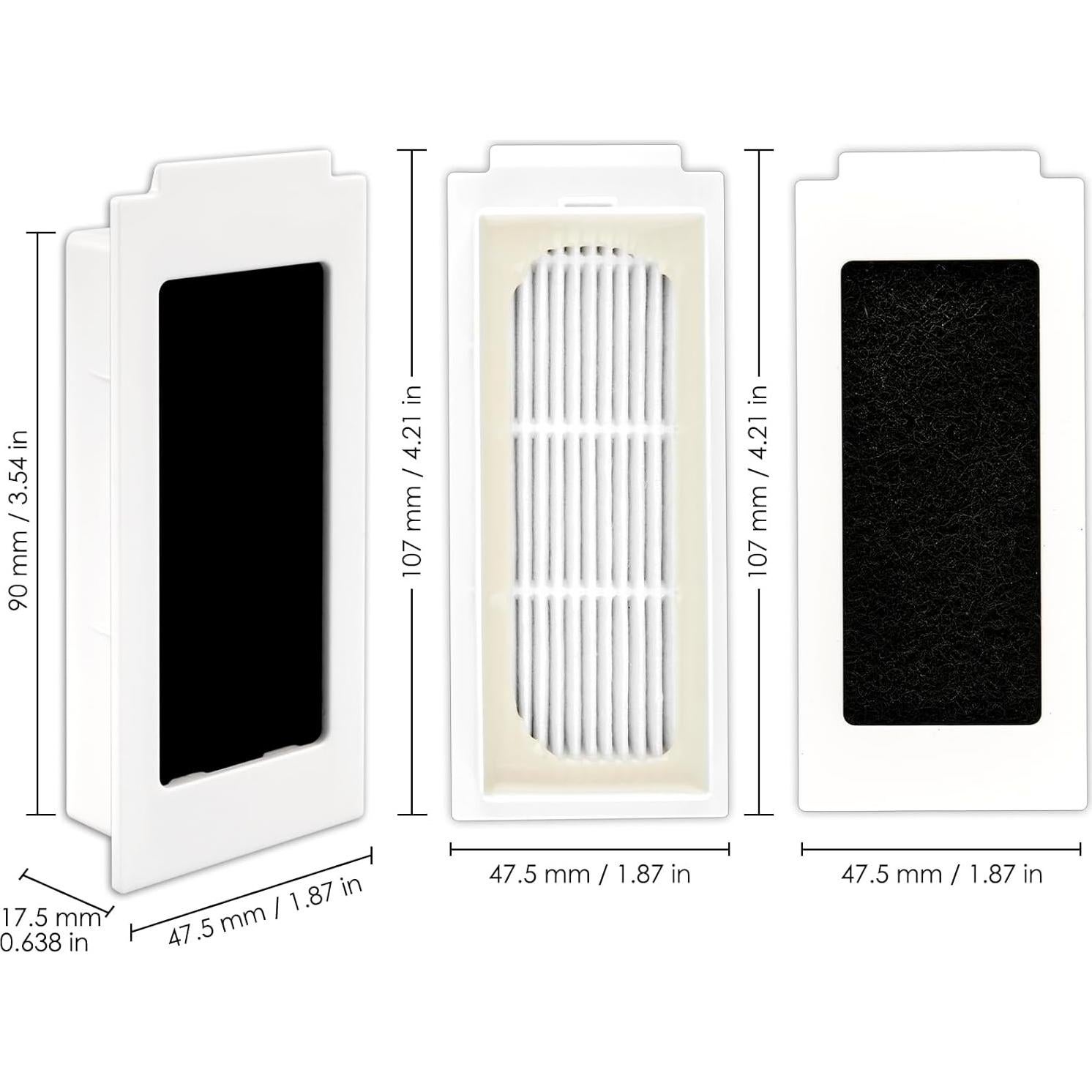 Filtro HEPA de Reemplazo FILTERIST T30 Omni - 4 Piezas