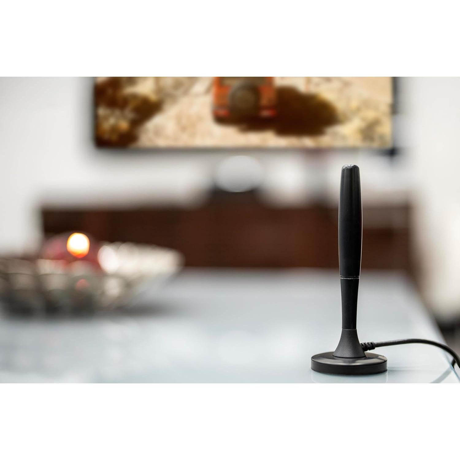 Antena HD Portátil GE 81843 Digital Interior 1080p 4K 8K