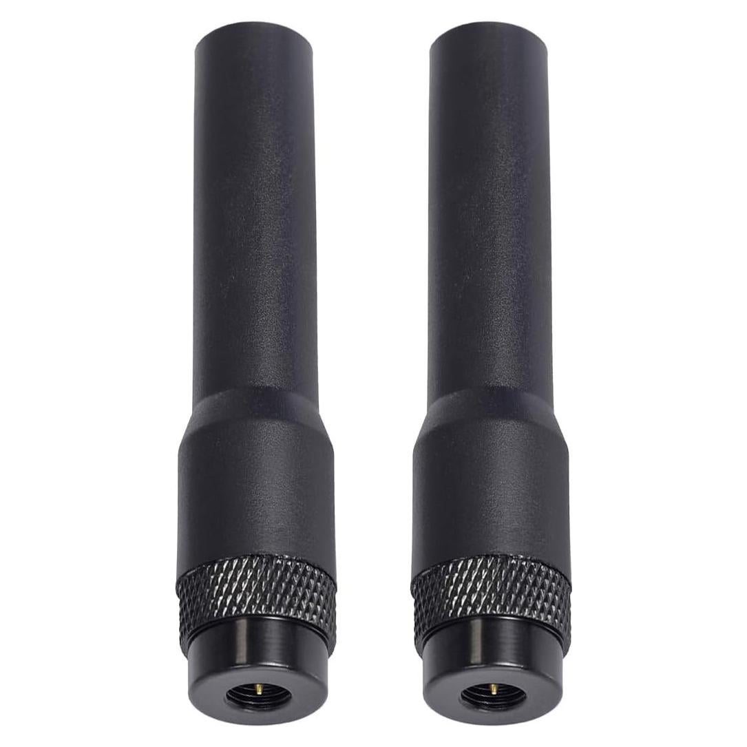 Antena de Radio Bingfu Doble Banda VHF UHF SMA Macho Paquete 2