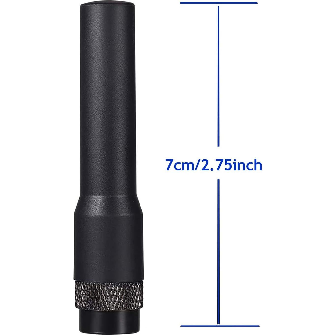 Antena de Radio Bingfu Doble Banda VHF UHF SMA Macho Paquete 2