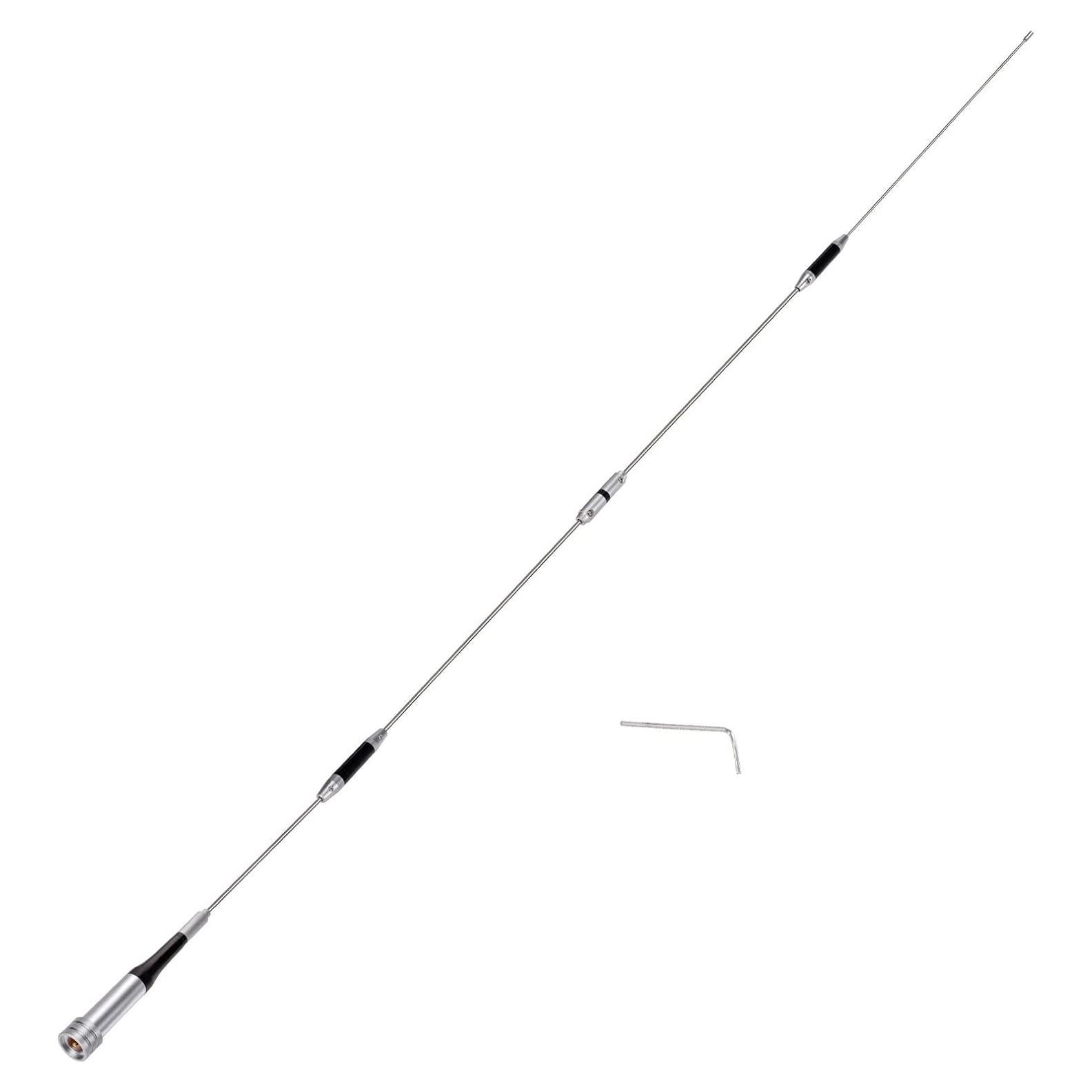 Antena de Radio Móvil Bingfu 1.58m Doble Banda VHF UHF 144/430MHz