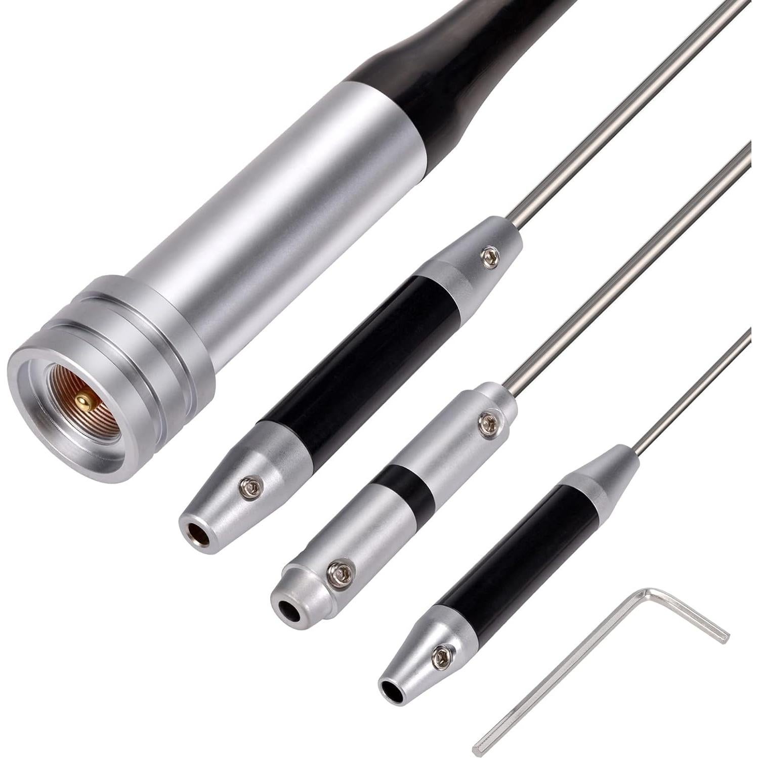 Antena de Radio Móvil Bingfu 1.58m Doble Banda VHF UHF 144/430MHz