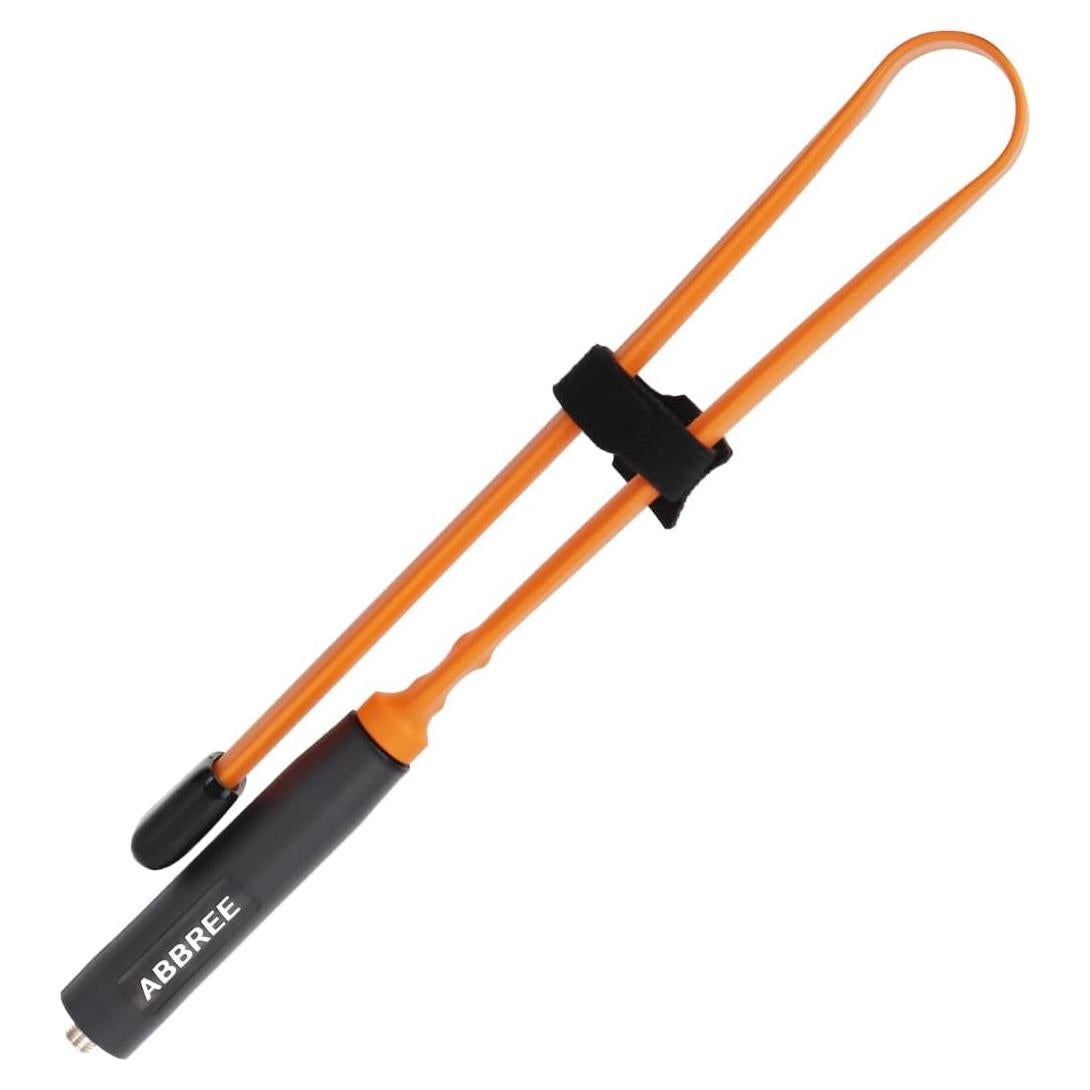 Antena Táctica ABBREE SMA-Femenino Naranja 47.6 cm 144/430MHz