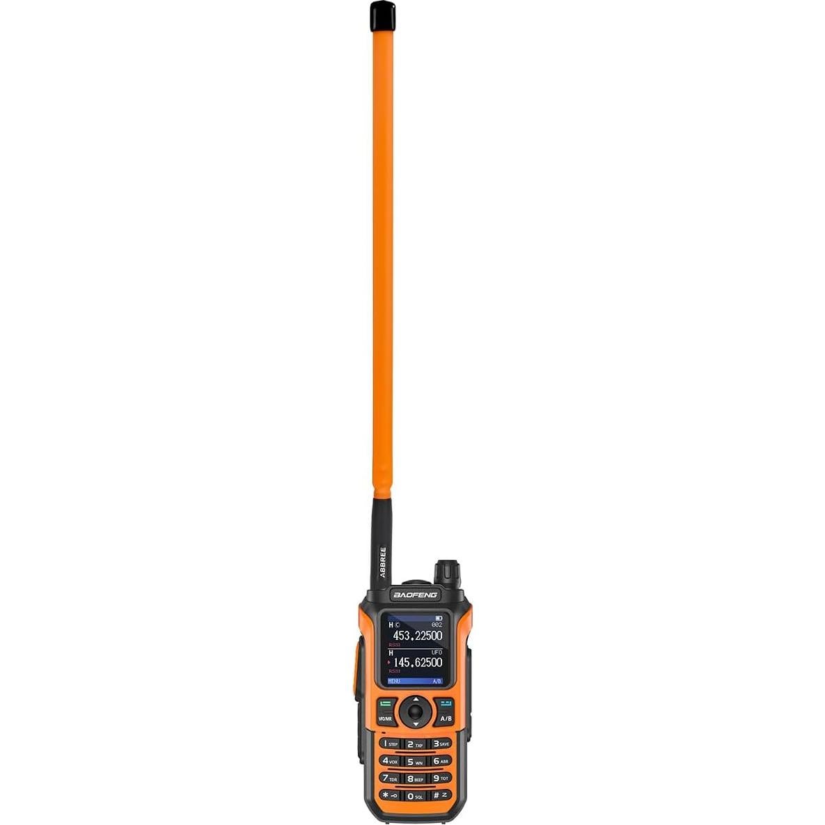 Antena Táctica ABBREE SMA-Femenino Naranja 47.6 cm 144/430MHz