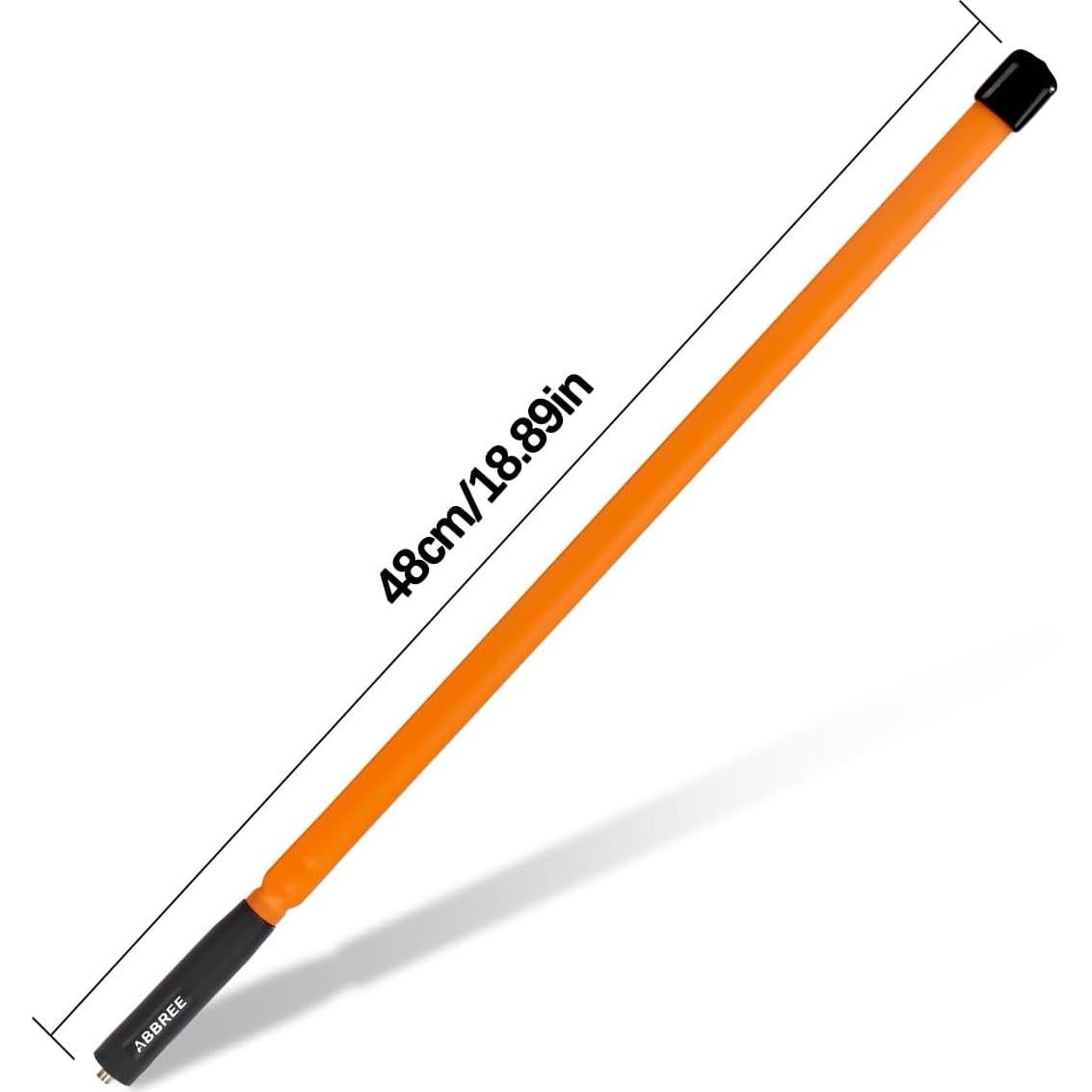 Antena Táctica ABBREE SMA-Femenino Naranja 47.6 cm 144/430MHz
