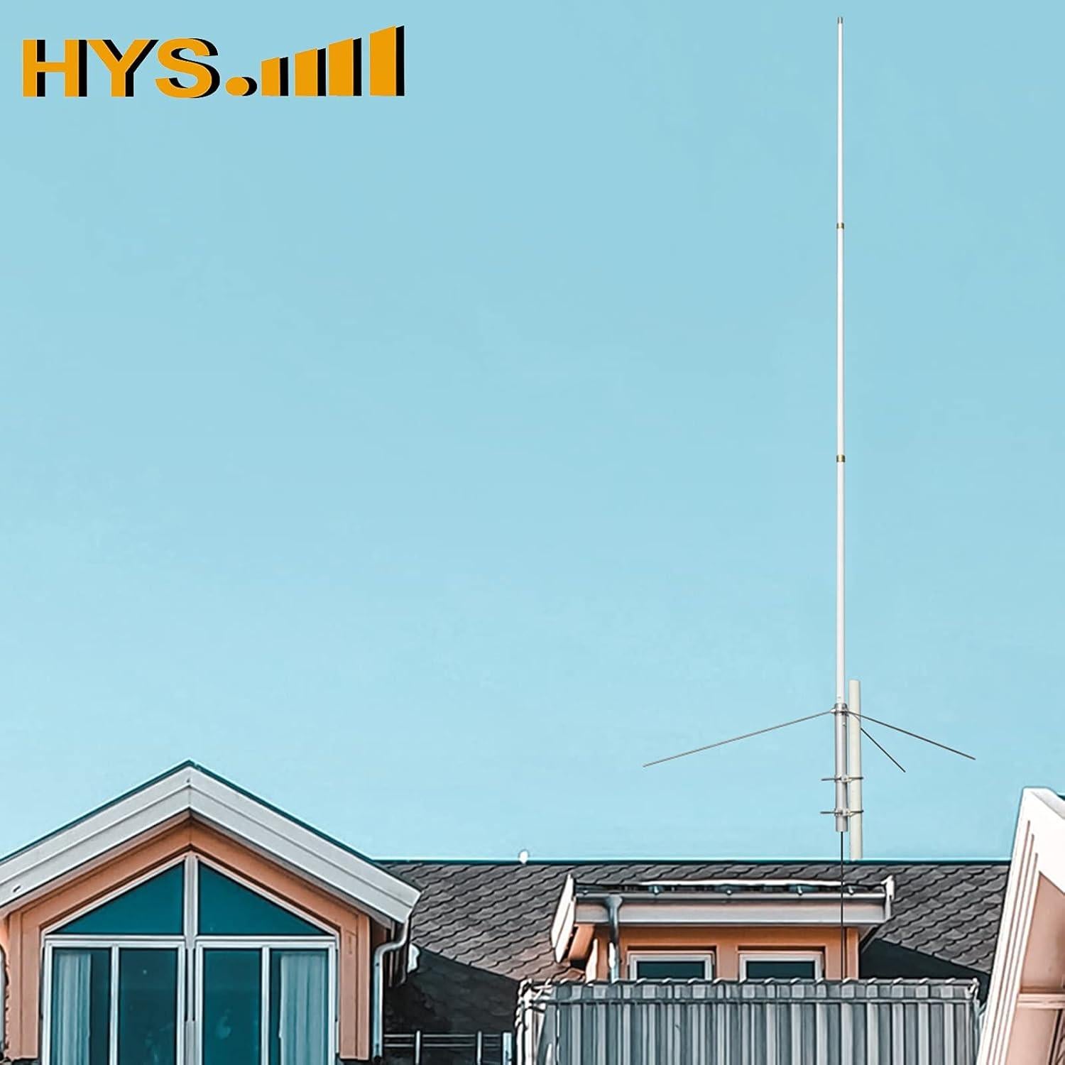 Antena de Estación Base UHF HYS 2.2m 8.5dBi para GMRS