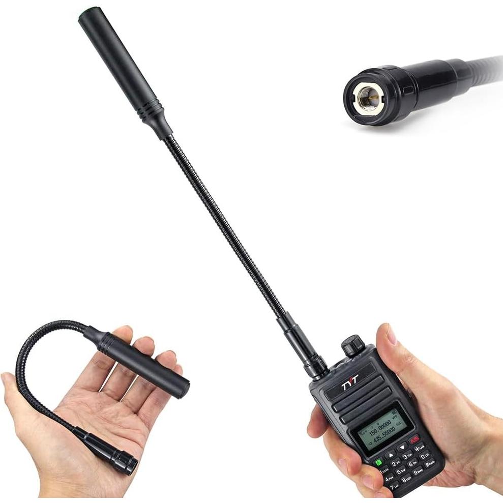 Antena Táctica Plegable NEWONES SMA-Macho 31 cm Doble Banda