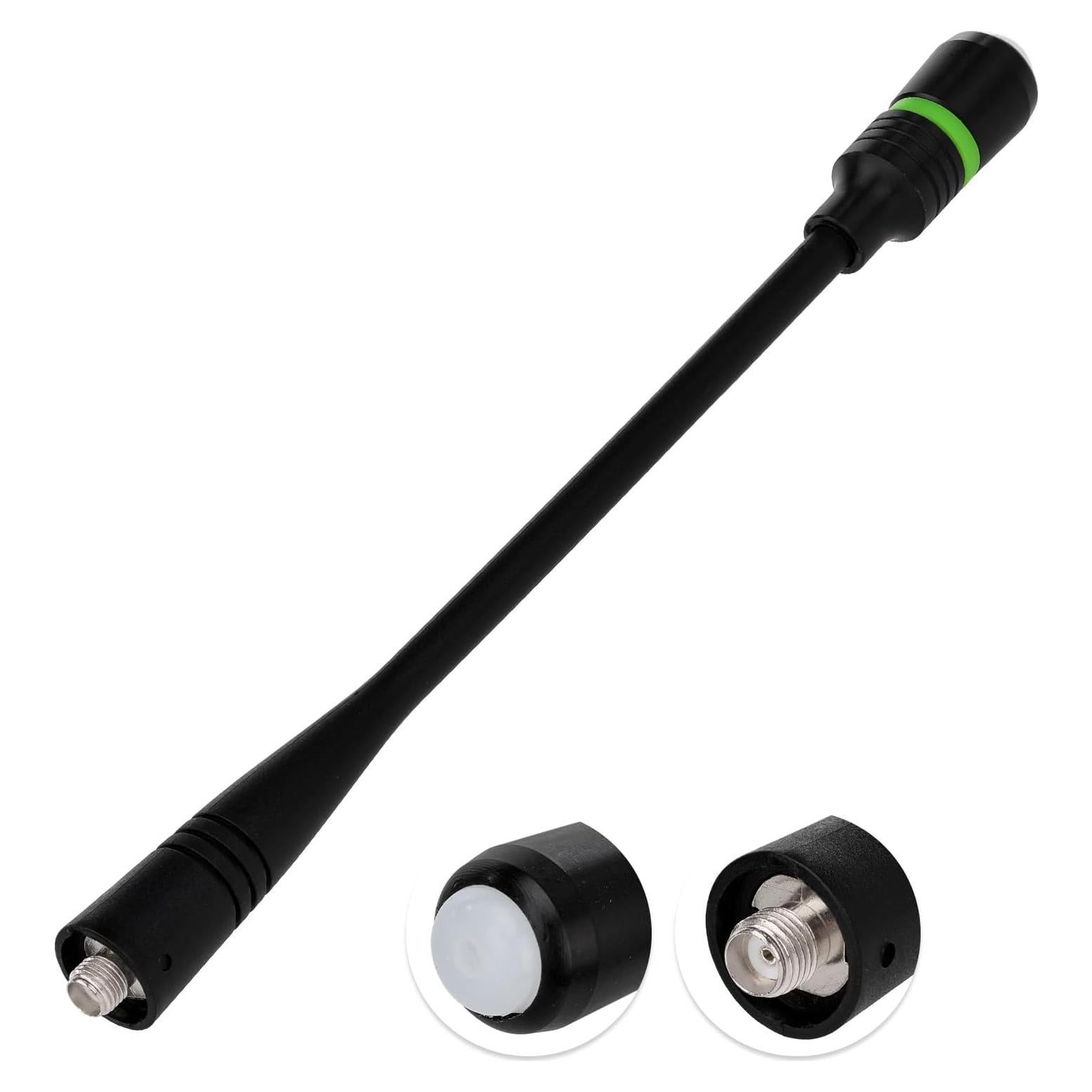 Antena de Radio Bingfu Banda Dual SMA 19cm 136-470MHz