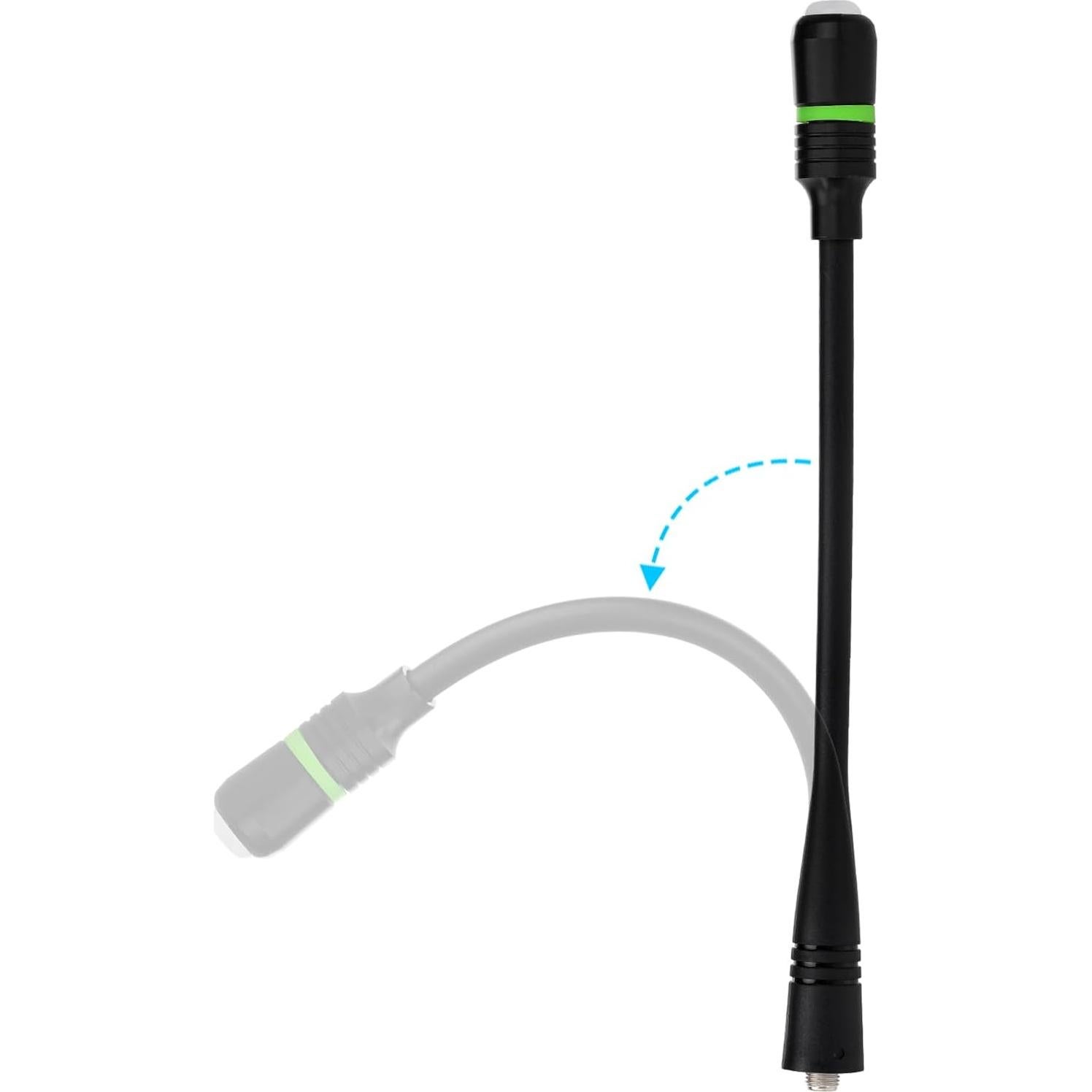 Antena de Radio Bingfu Banda Dual SMA 19cm 136-470MHz