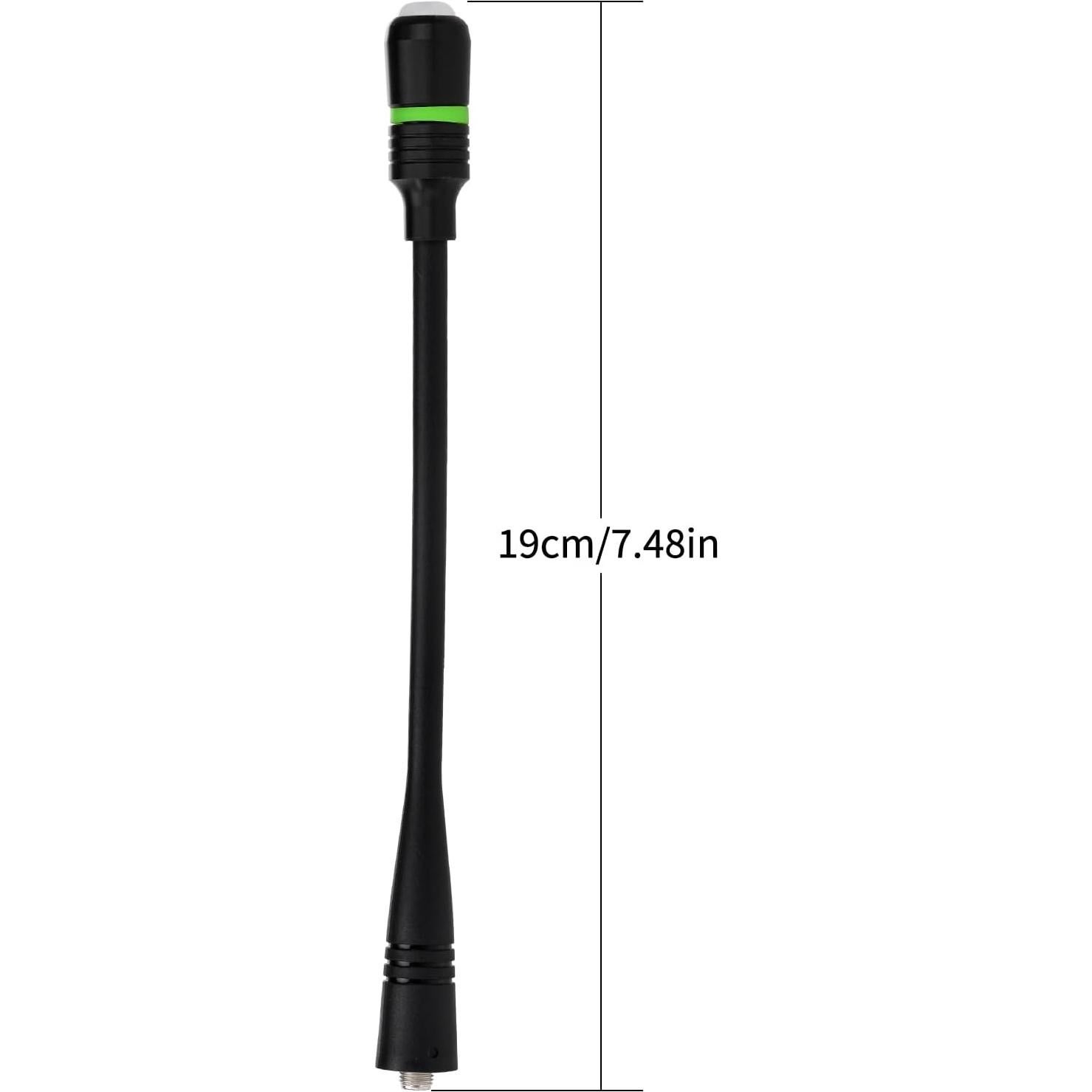 Antena de Radio Bingfu Banda Dual SMA 19cm 136-470MHz