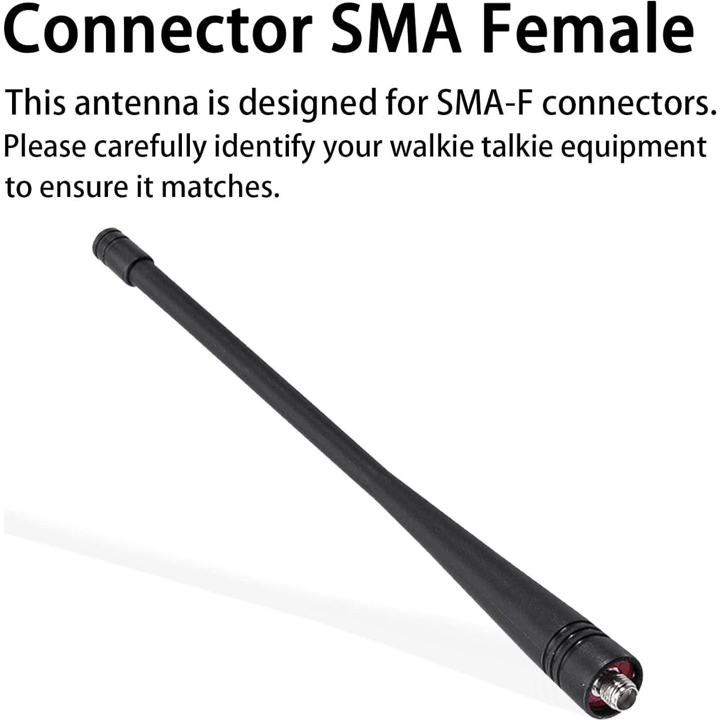Antena Larga SAMCOM 17 cm SMA-Femenino UHF 400-480MHz (6pcs)