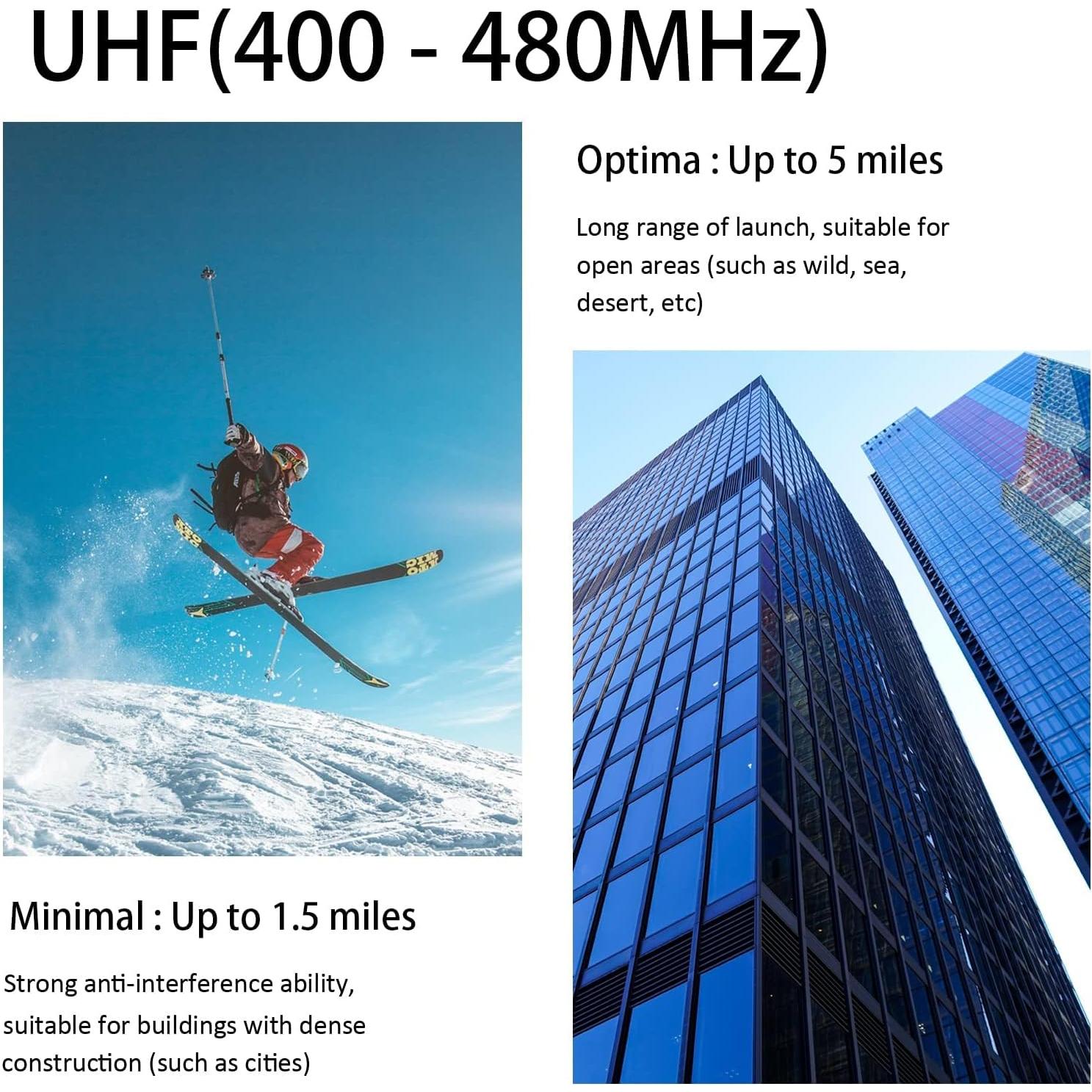 Antena Larga SAMCOM 17 cm SMA-Femenino UHF 400-480MHz (6pcs)