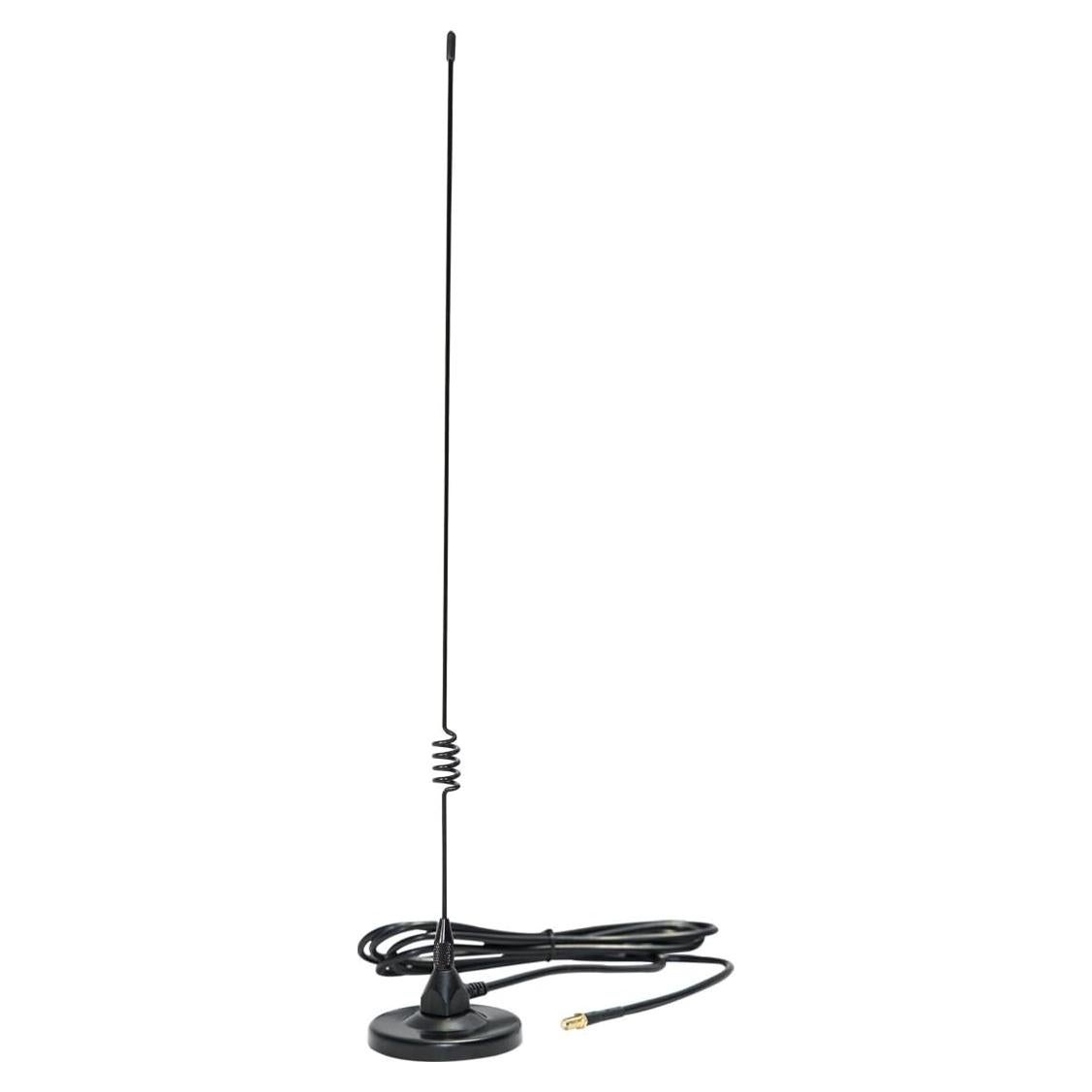 Antena Móvil Doble Banda VHF UHF Anshi SMA 45.72 cm