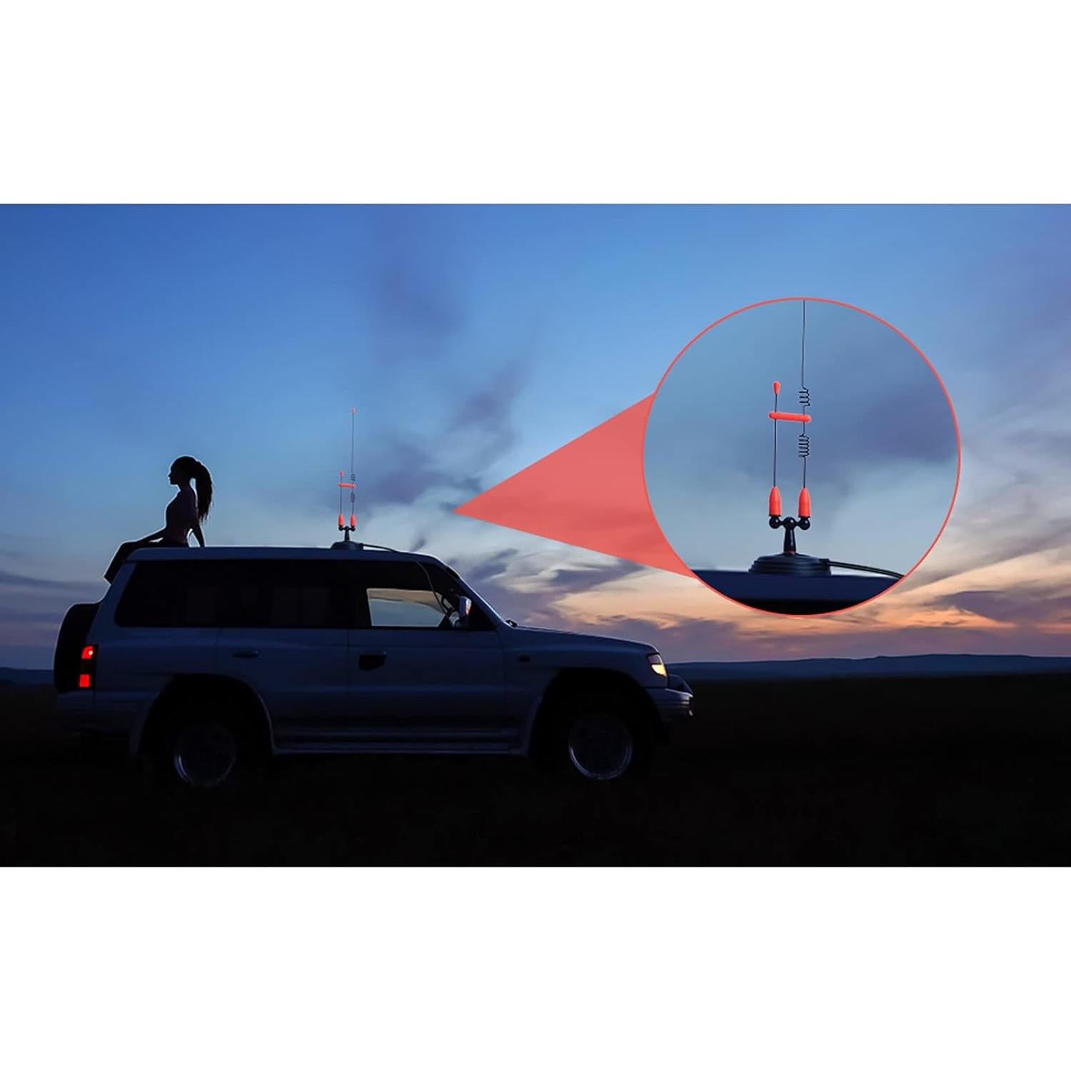 Antena Móvil UAYESOK Doble Banda VHF/UHF 2m 70cm Base Magnética