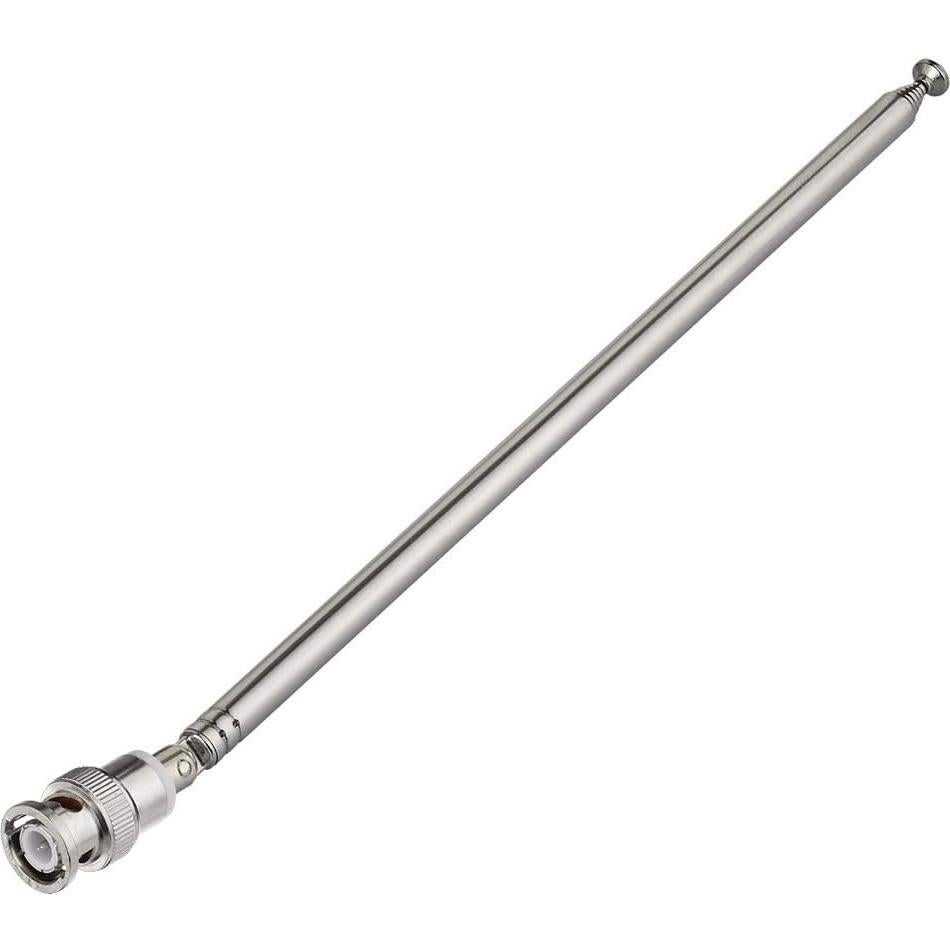 Antena Telescópica Bingfu 20-1300MHz BNC Macho 7 Secciones