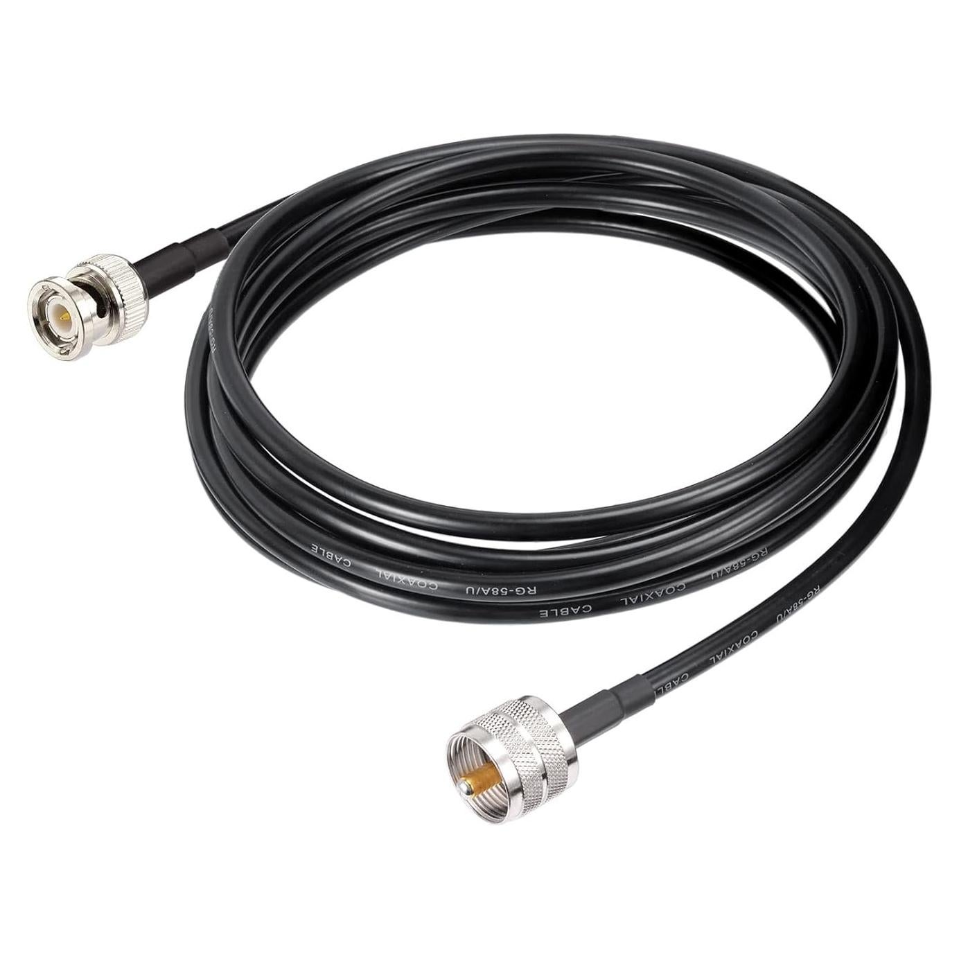 Cable Adaptador Antena UHF PL259 a BNC 3.05m Eightwood