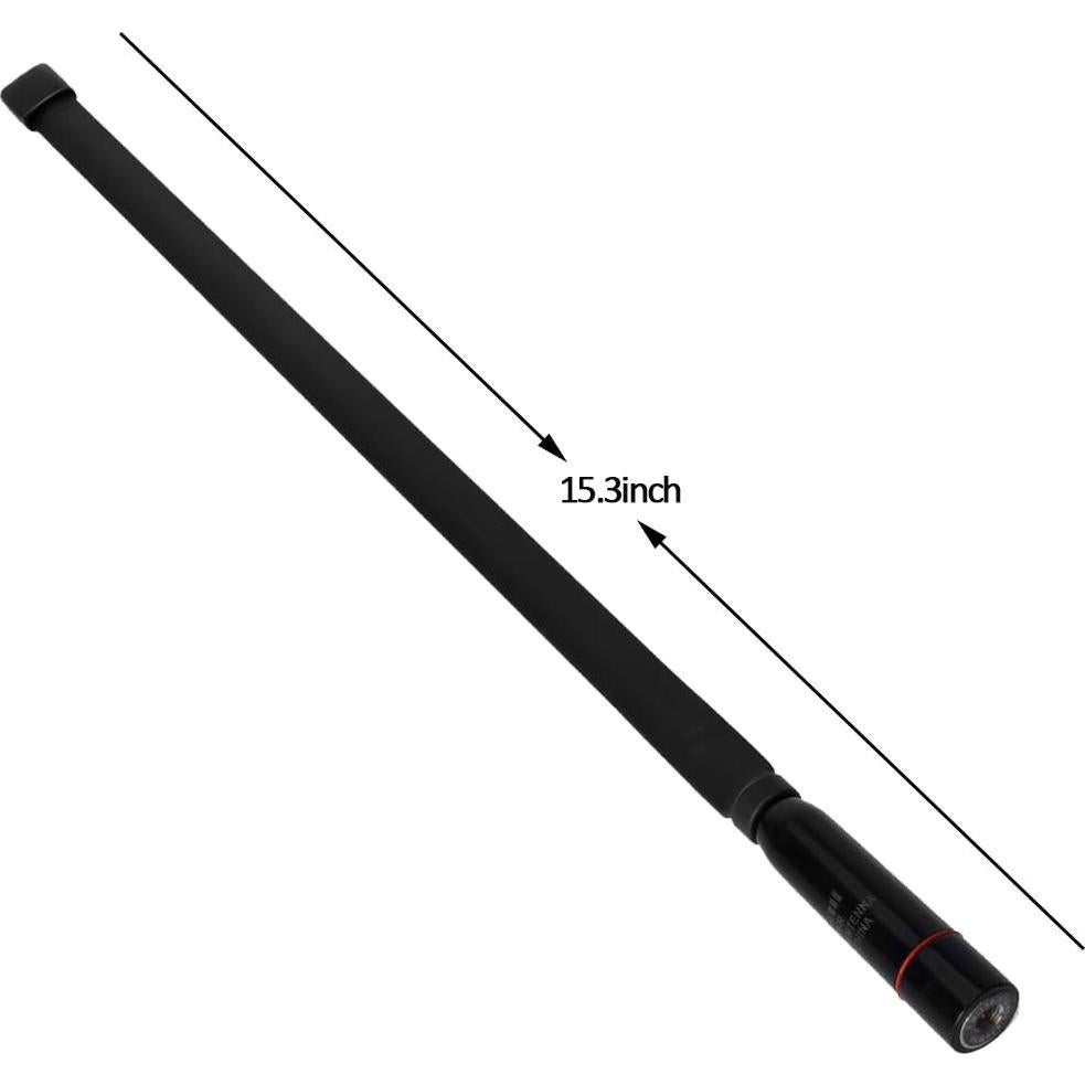 Antena Plegable HYS SMA Macho 39.1cm VHF UHF 20W