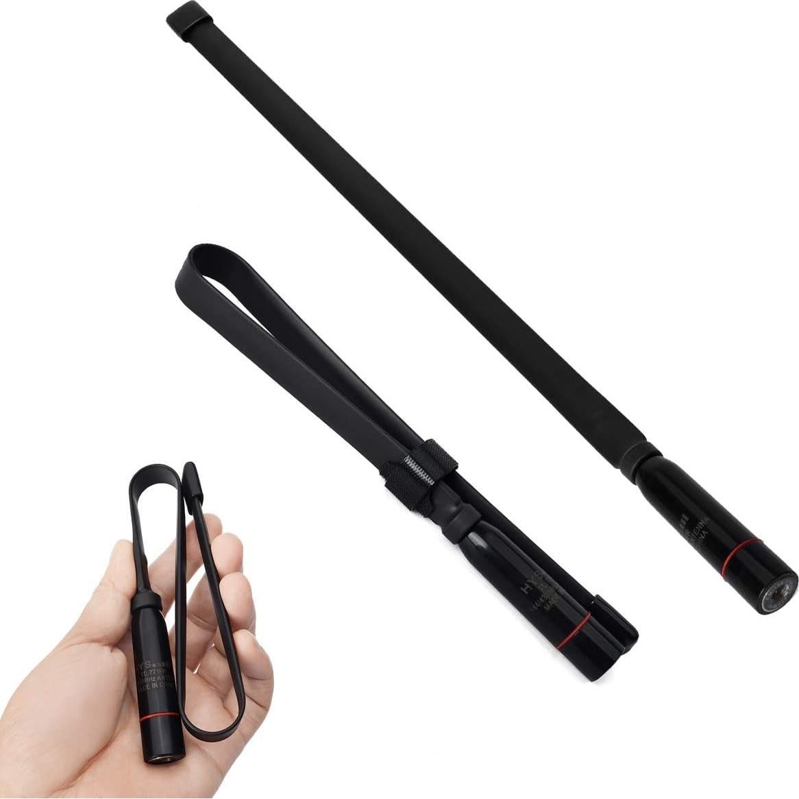 Antena Plegable HYS SMA Macho 39.1cm VHF UHF 20W