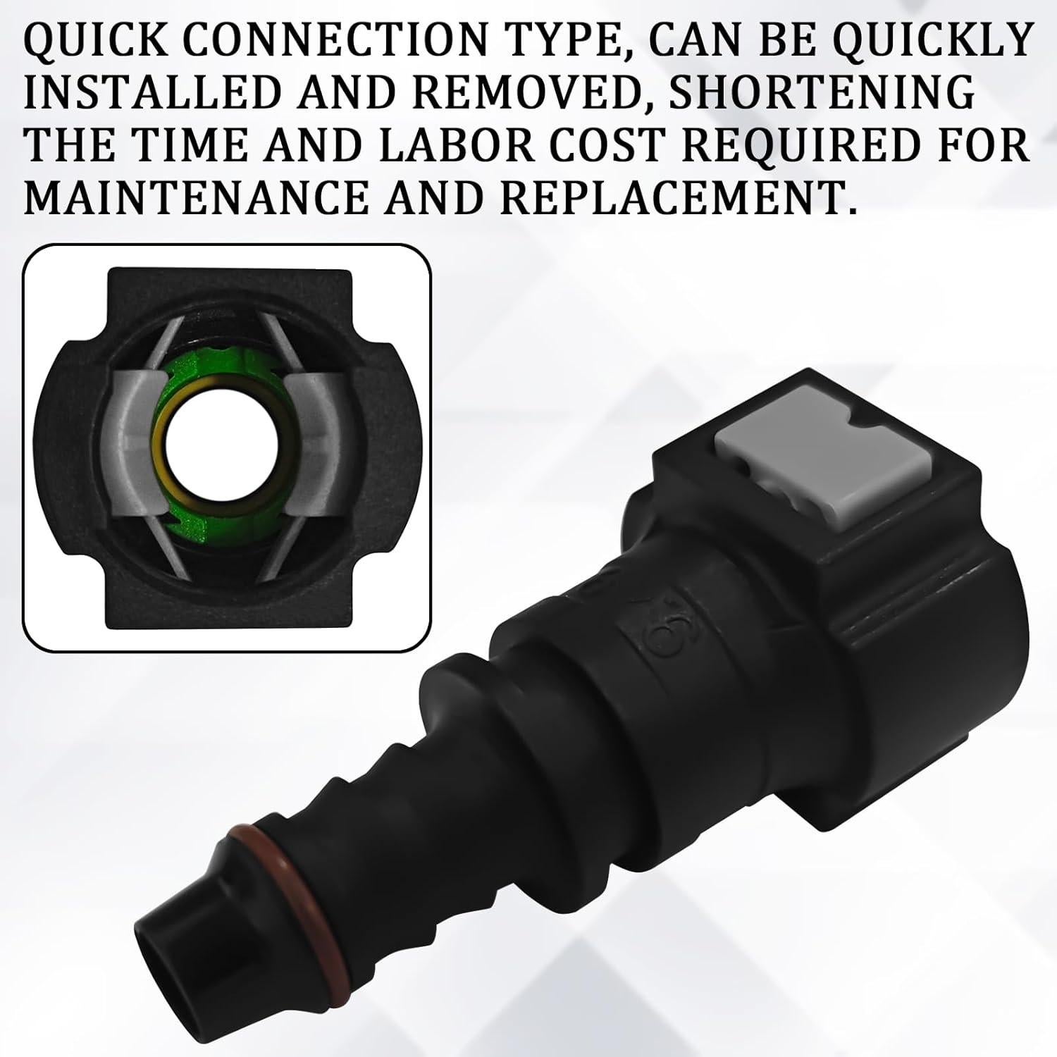 Conector Rápido de Línea de Combustible Ford Pvotawp 90°