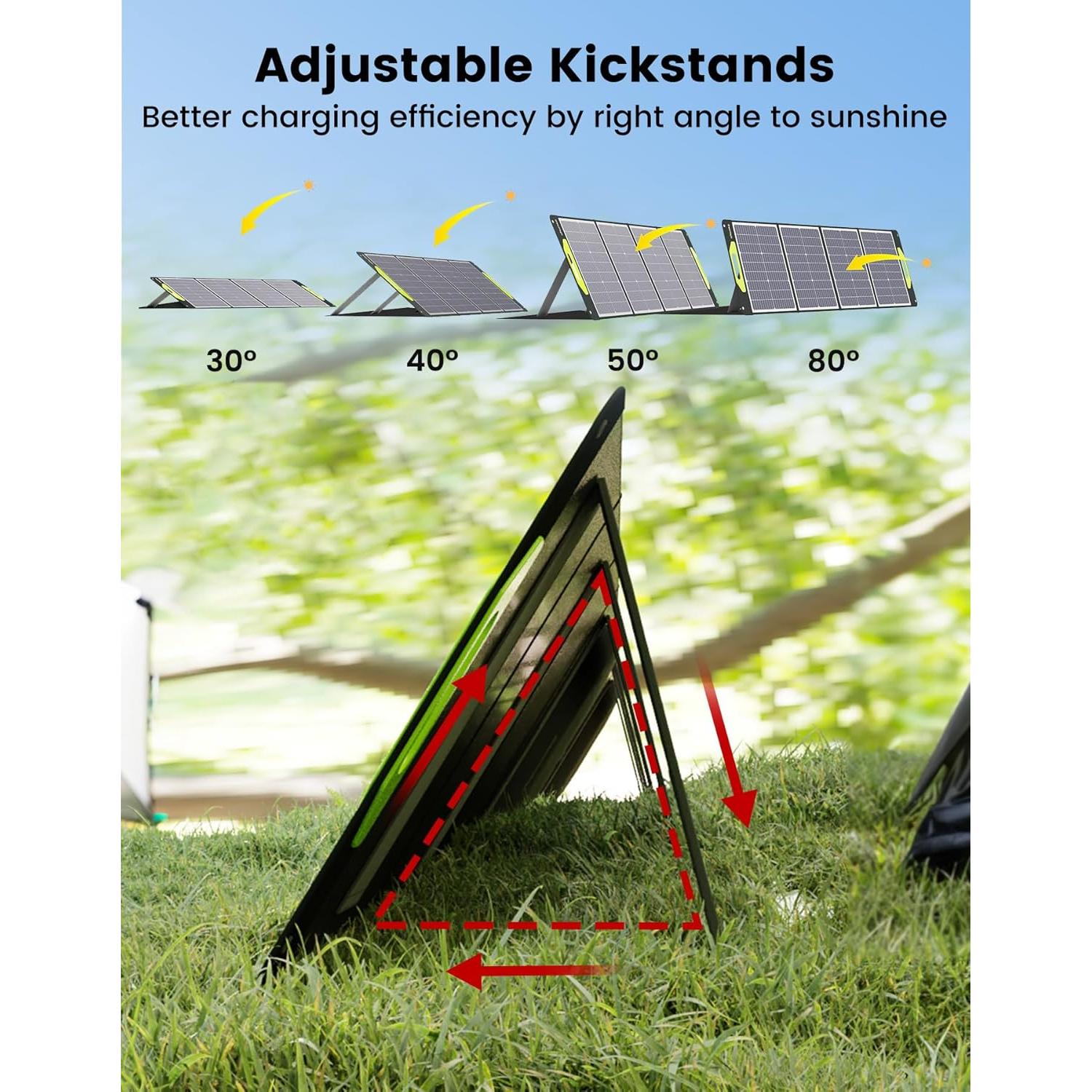 Panel Solar Portátil Greenmagic 800W Plegable 39V IP67