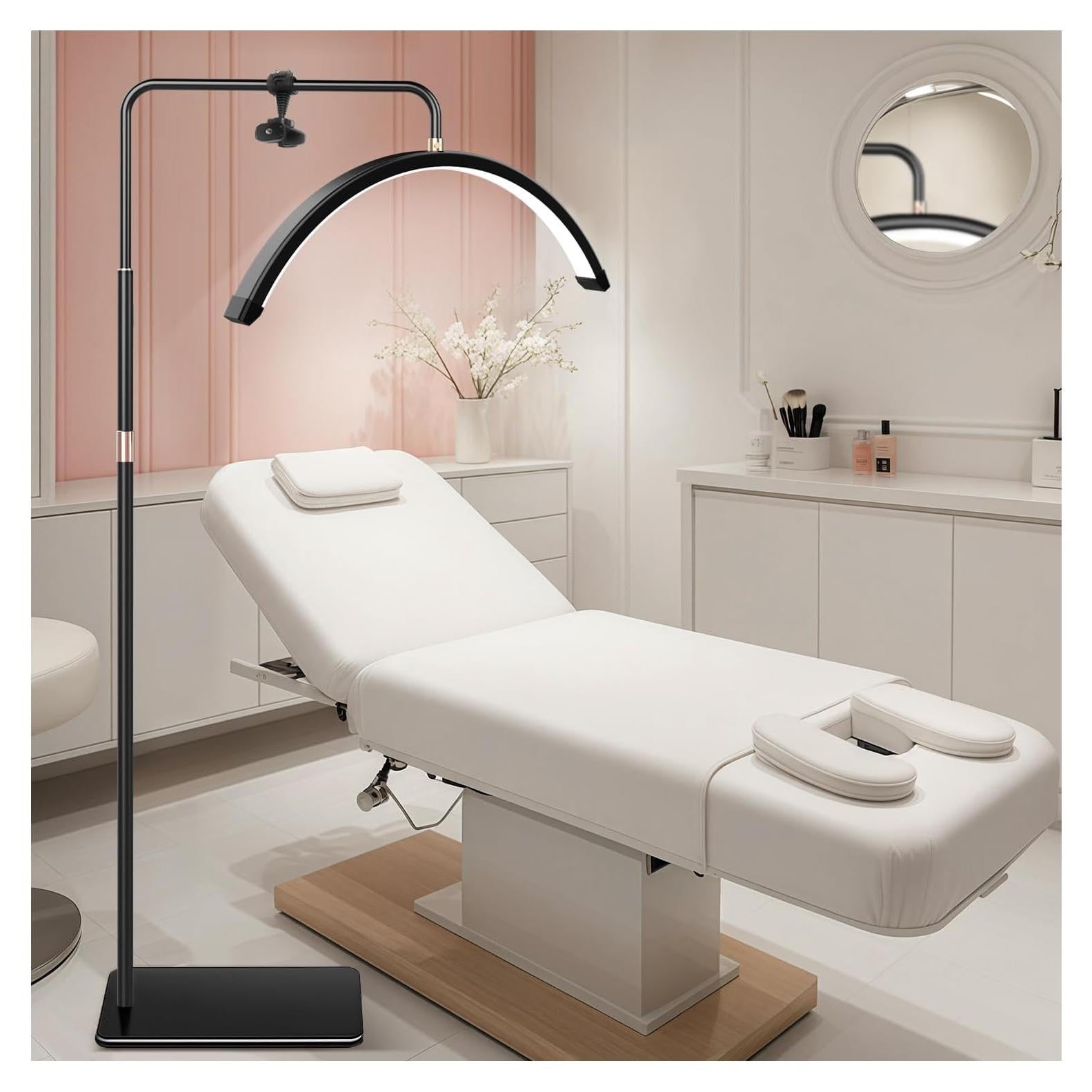 Luz de Pestañas LED Stjiatu con Soporte para Teléfono - Ajustable