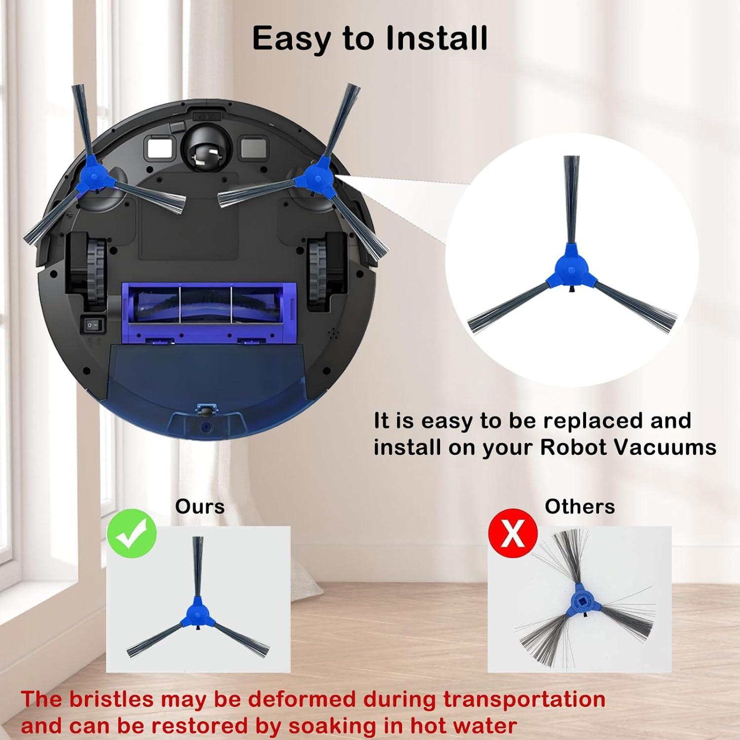 Kit de Repuestos eufy RoboVac 11S, 12, 15T, 15C, 25C, 30, 30C, 35C - 11 Piezas