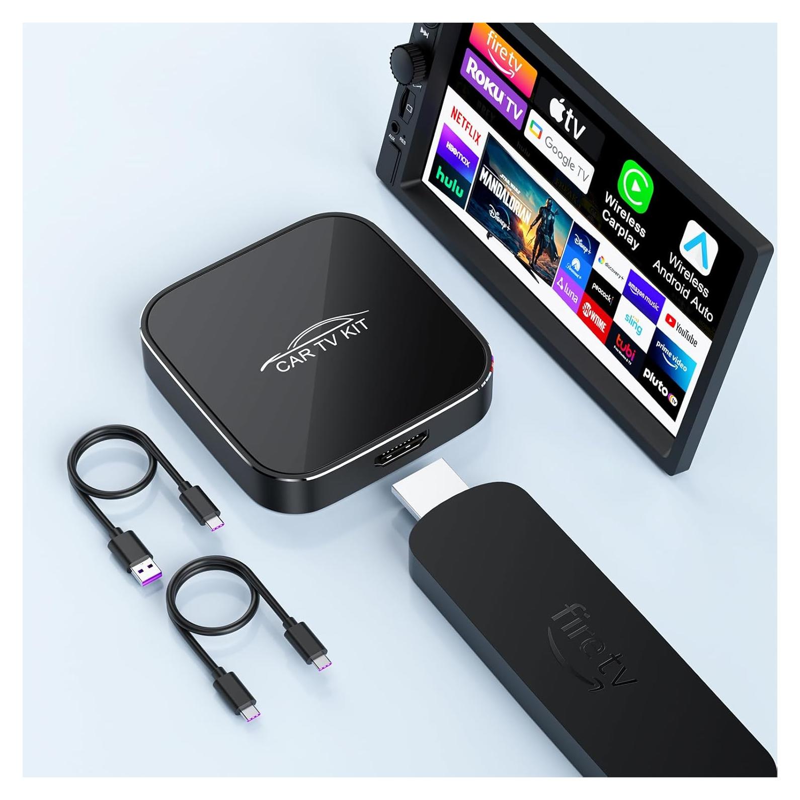 Adaptador Car TV Mate Max HDMI 3 en 1 CarPlay Android Auto