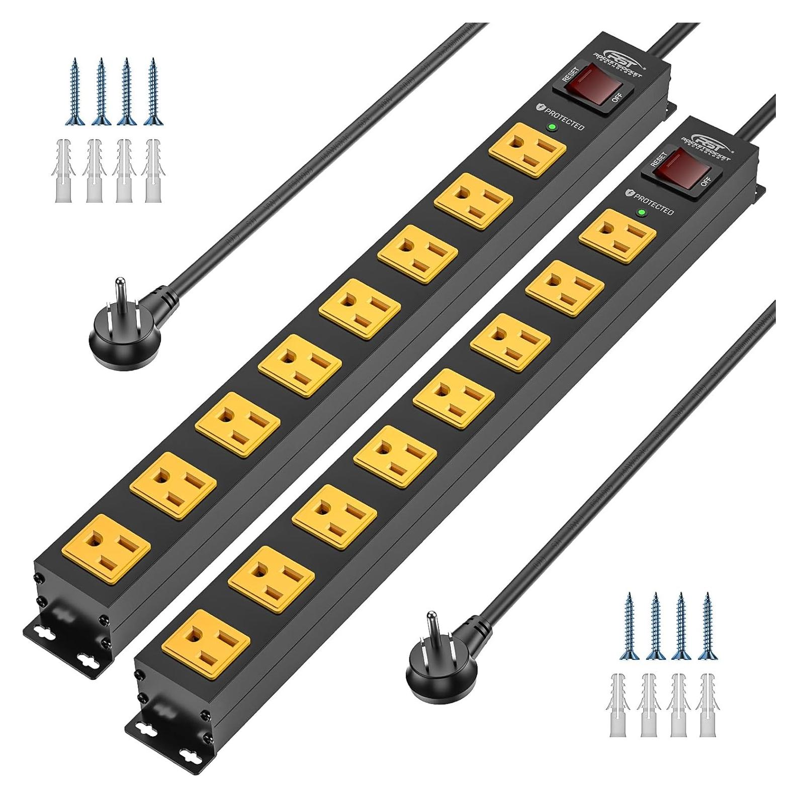 Tira de Energía CRST 2 Paquete Metal Pesado 2100J 6 Pies