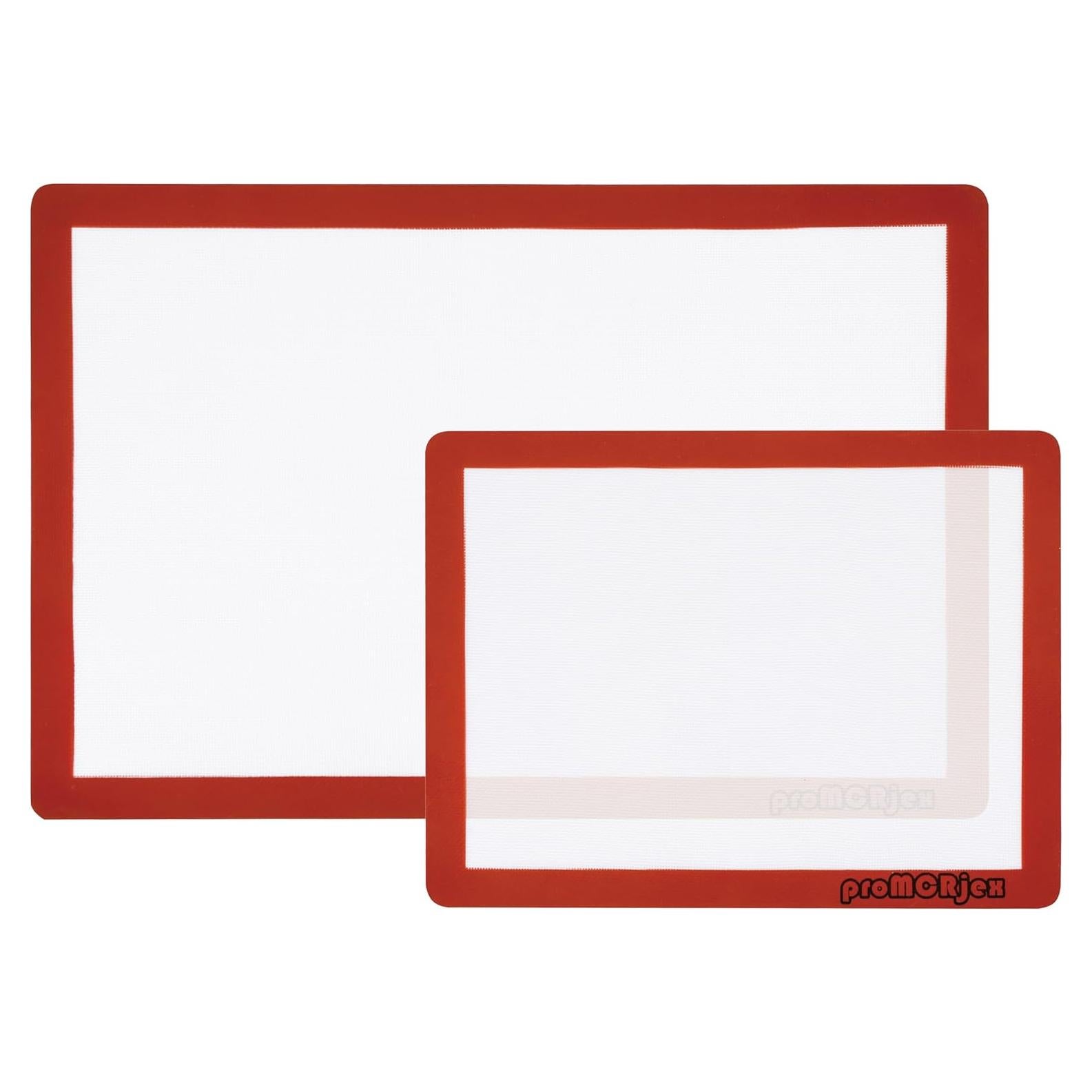 Tapetes de Silicona para Hornear proMCRjex 2 Piezas 30.5x40.6cm y 40.6x61cm