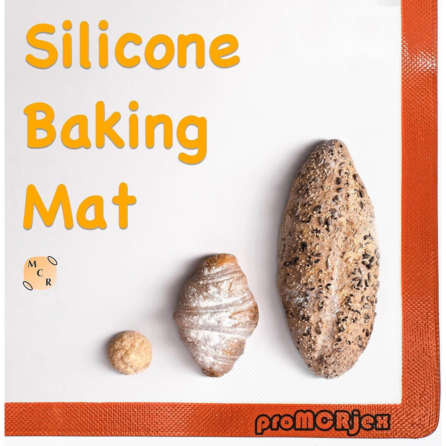 Tapetes de Silicona para Hornear proMCRjex 2 Piezas 30.5x40.6cm y 40.6x61cm