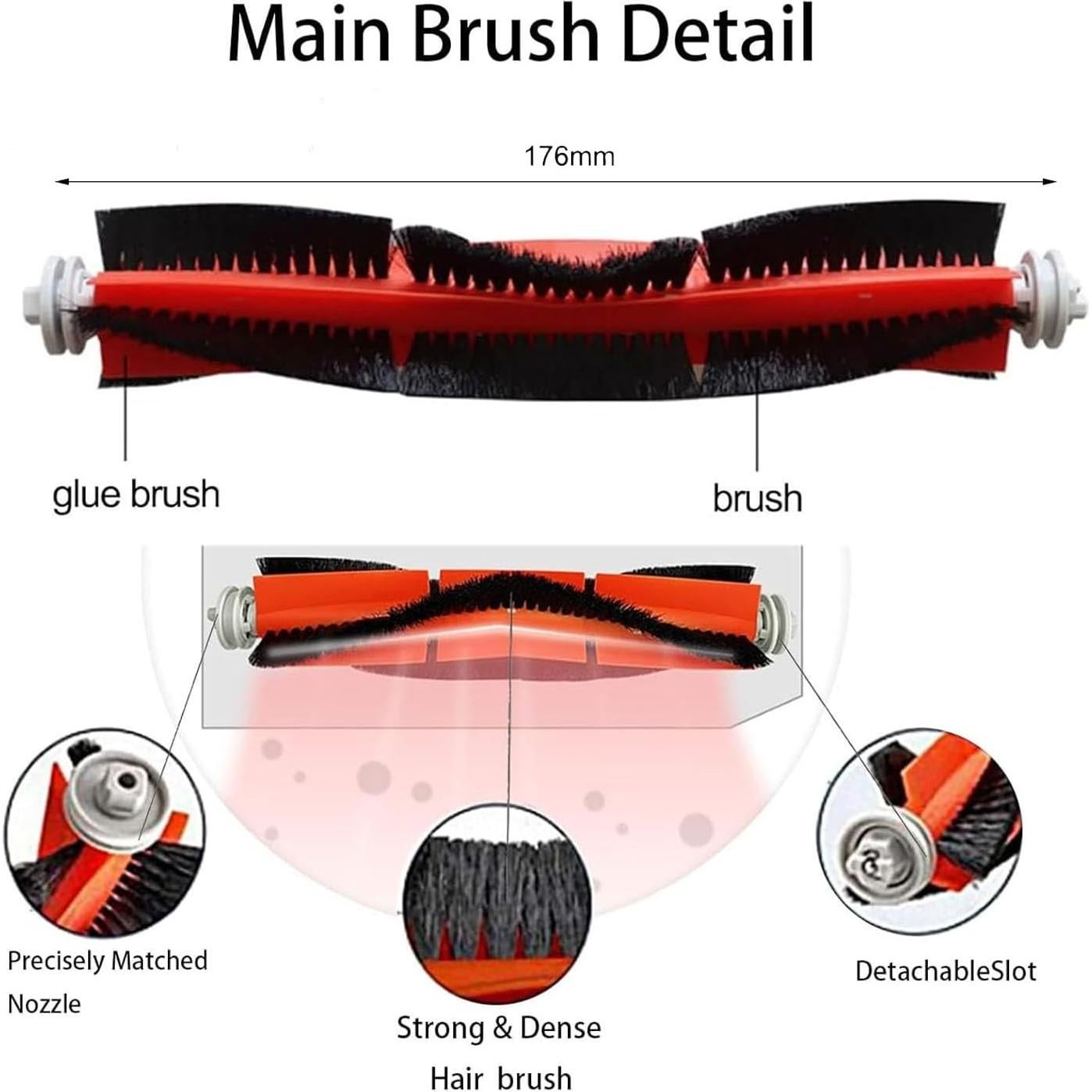 Kit de Accesorios 15 Piezas para Aspiradora Lubluelu L20 / Honiture V8 Pro