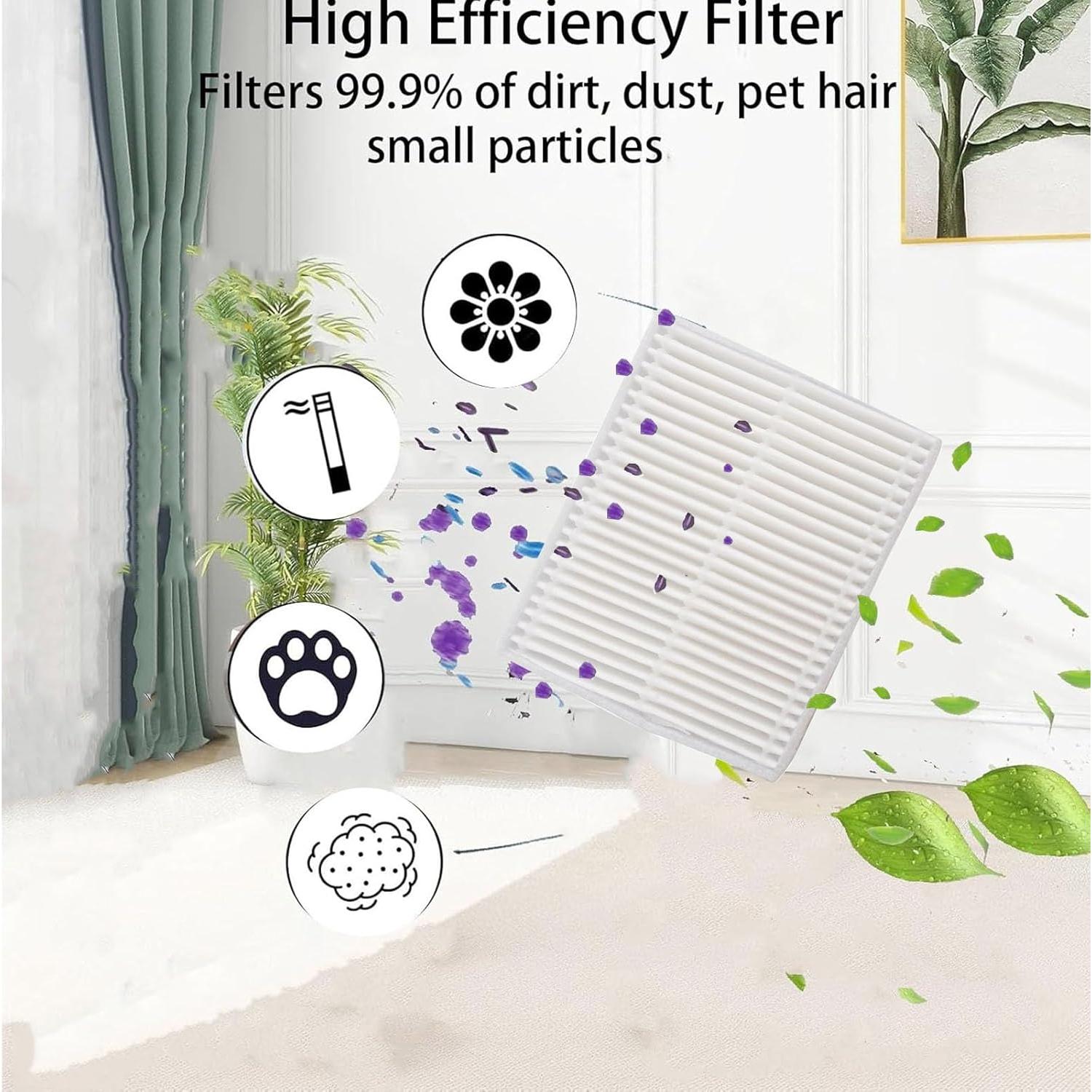 Kit de Accesorios 15 Piezas para Aspiradora Lubluelu L20 / Honiture V8 Pro