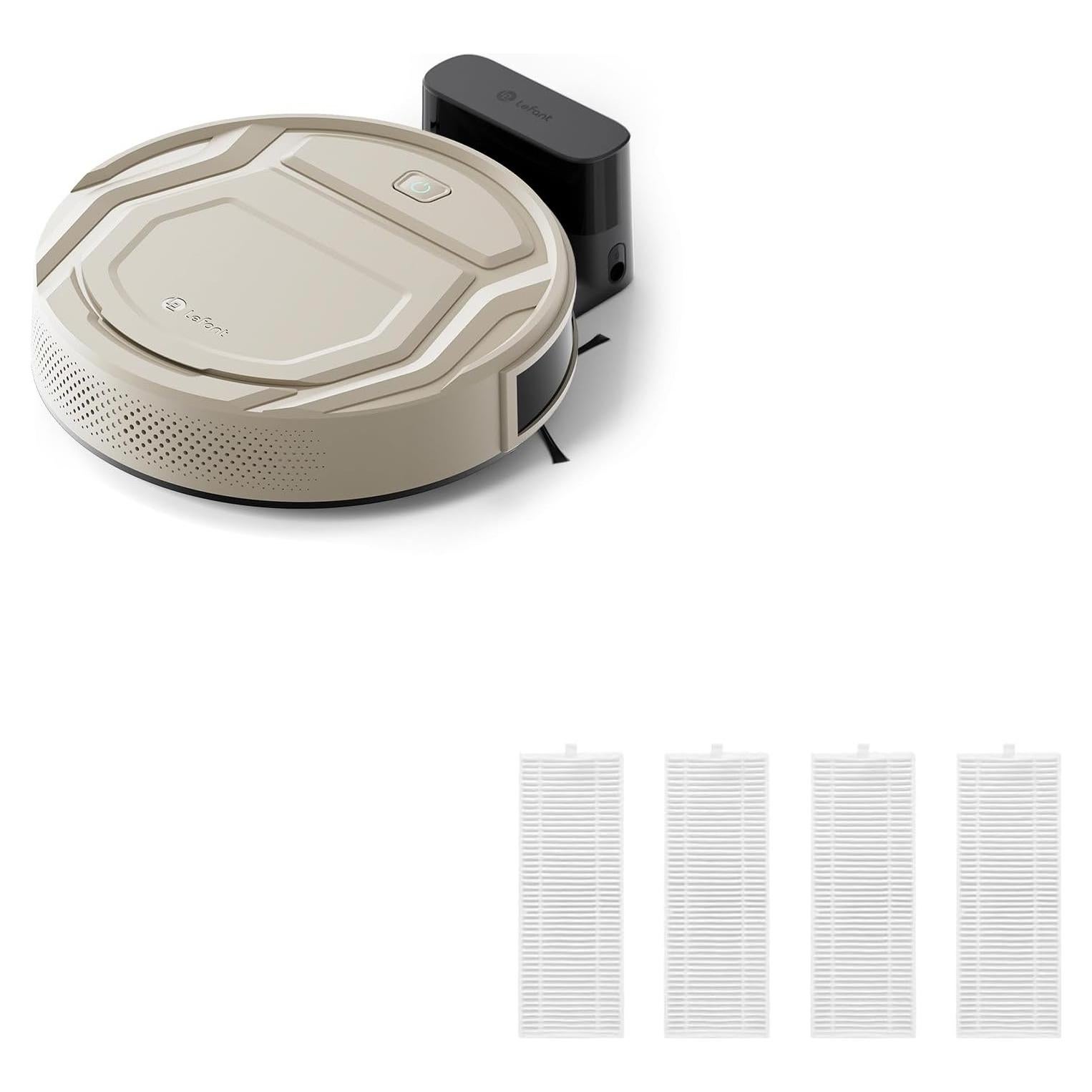 Aspiradora Robot Lefant M210P con 4 Filtros y WiFi