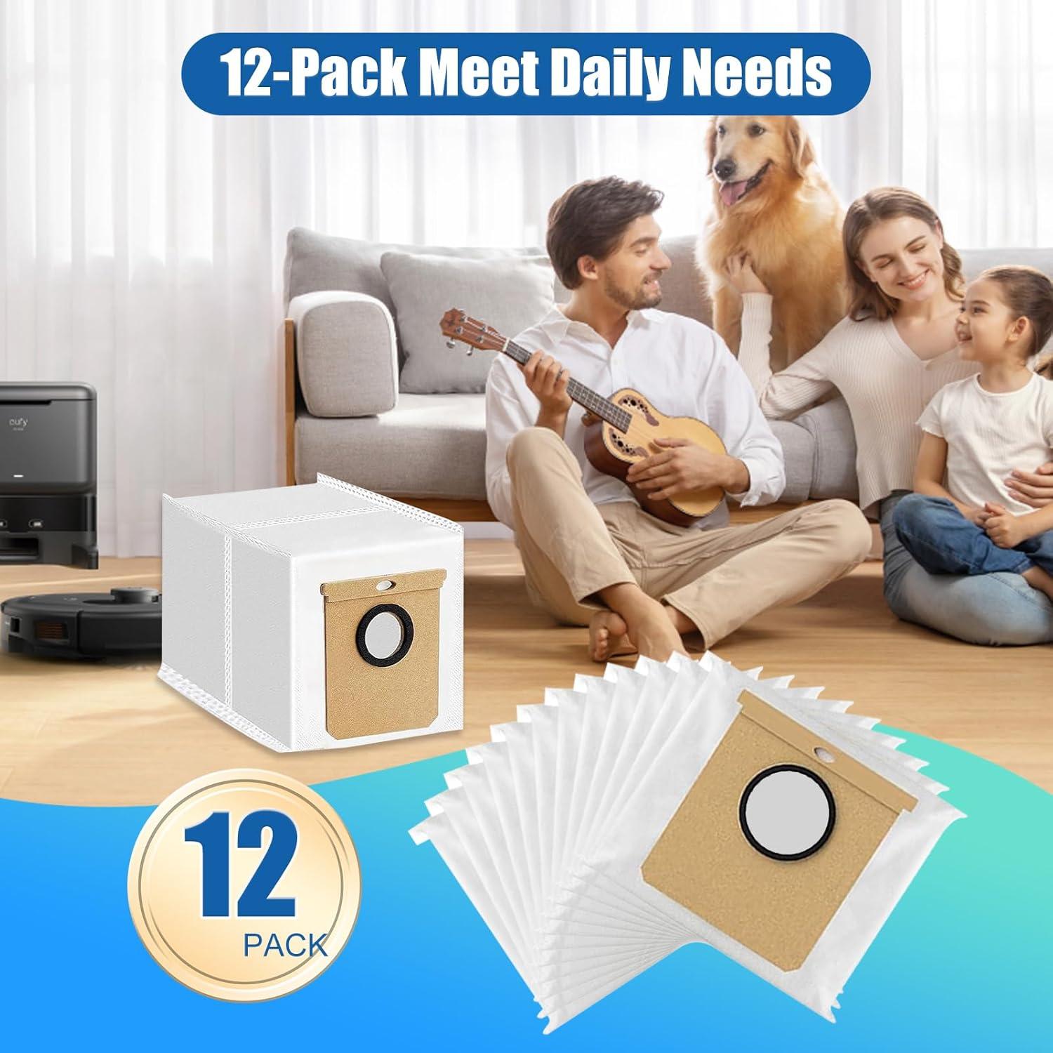 Paquete de 12 Bolsas de Repuesto Eufy L50/L60 SES 3.5L