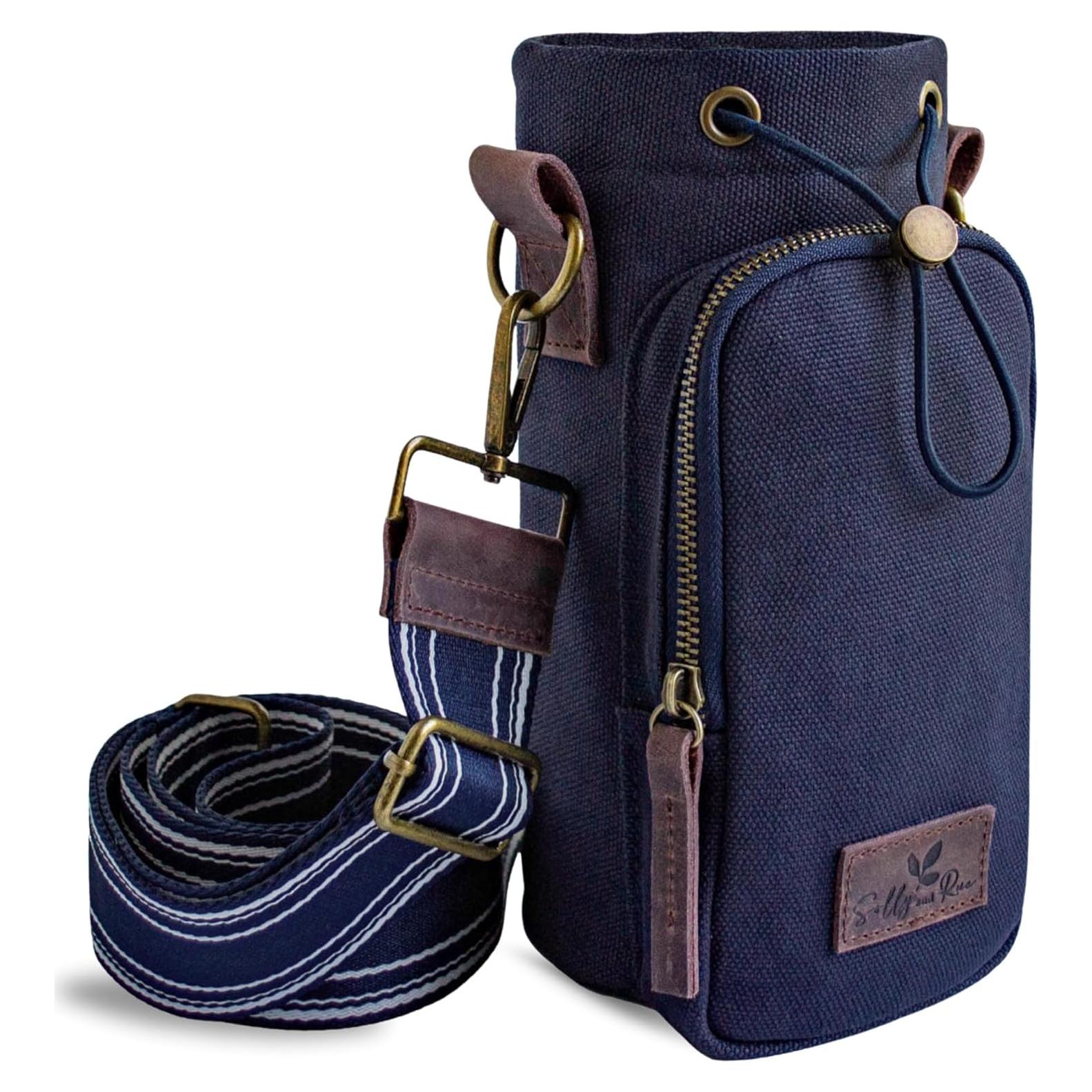 Bolsa de Agua Cruzada Solly and Rue | Lona Algodón Aislada