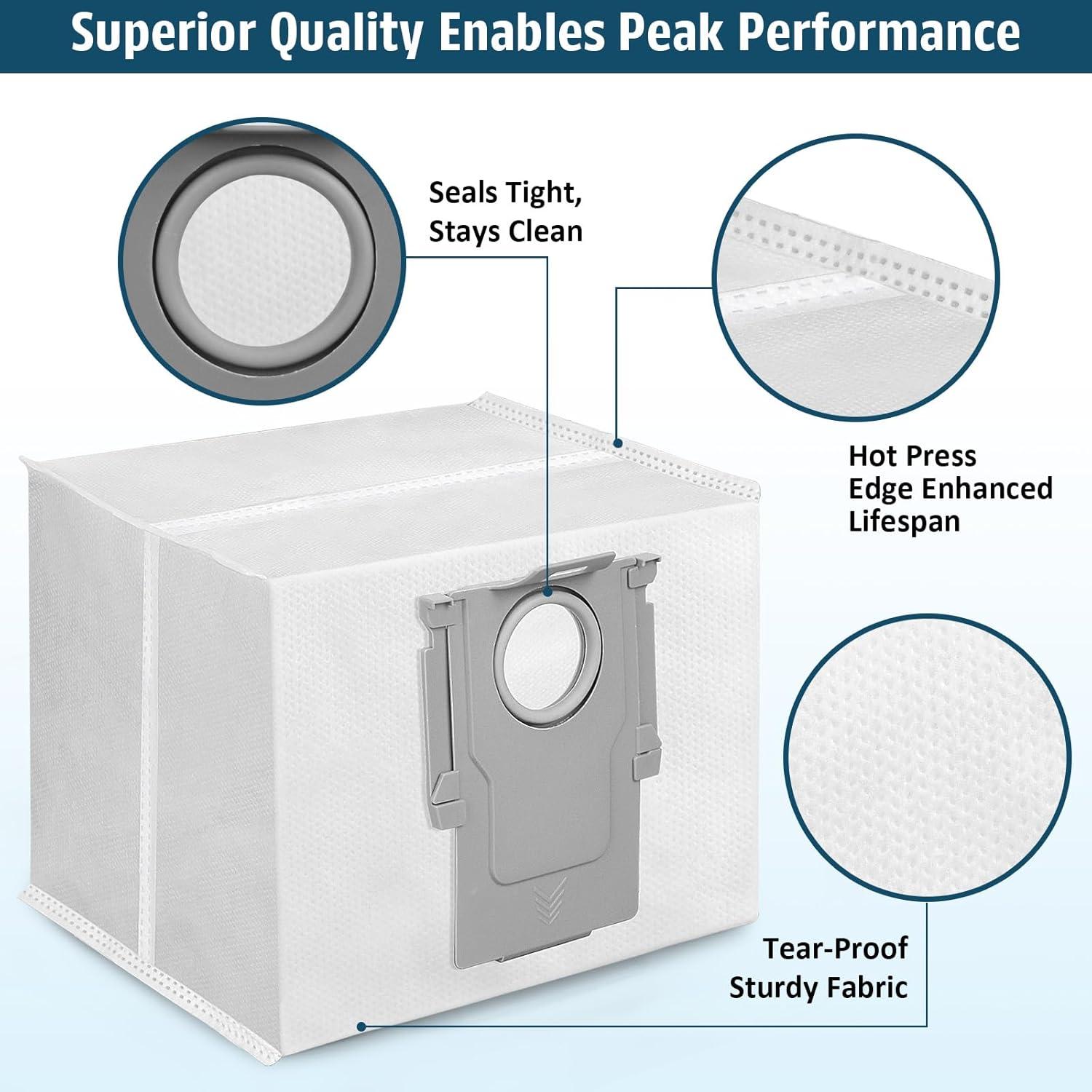 Paquete de 22 bolsas de polvo OOBILA 3.5L para Roborock