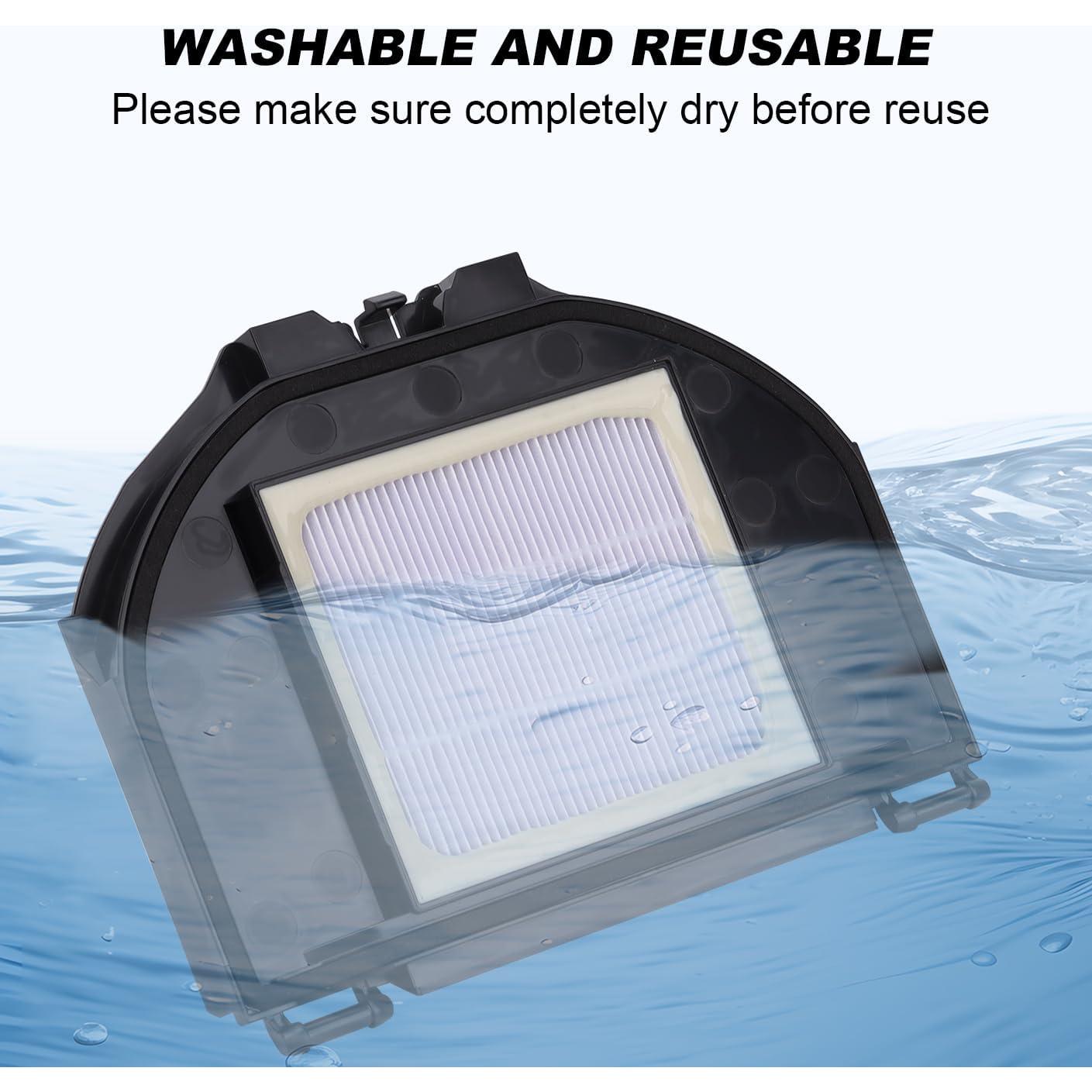 Filtros de Reemplazo Hepa Sgizoku SK-RVLX-3 para Aspiradora Robot Shark AV2310AE - 3 Unidades