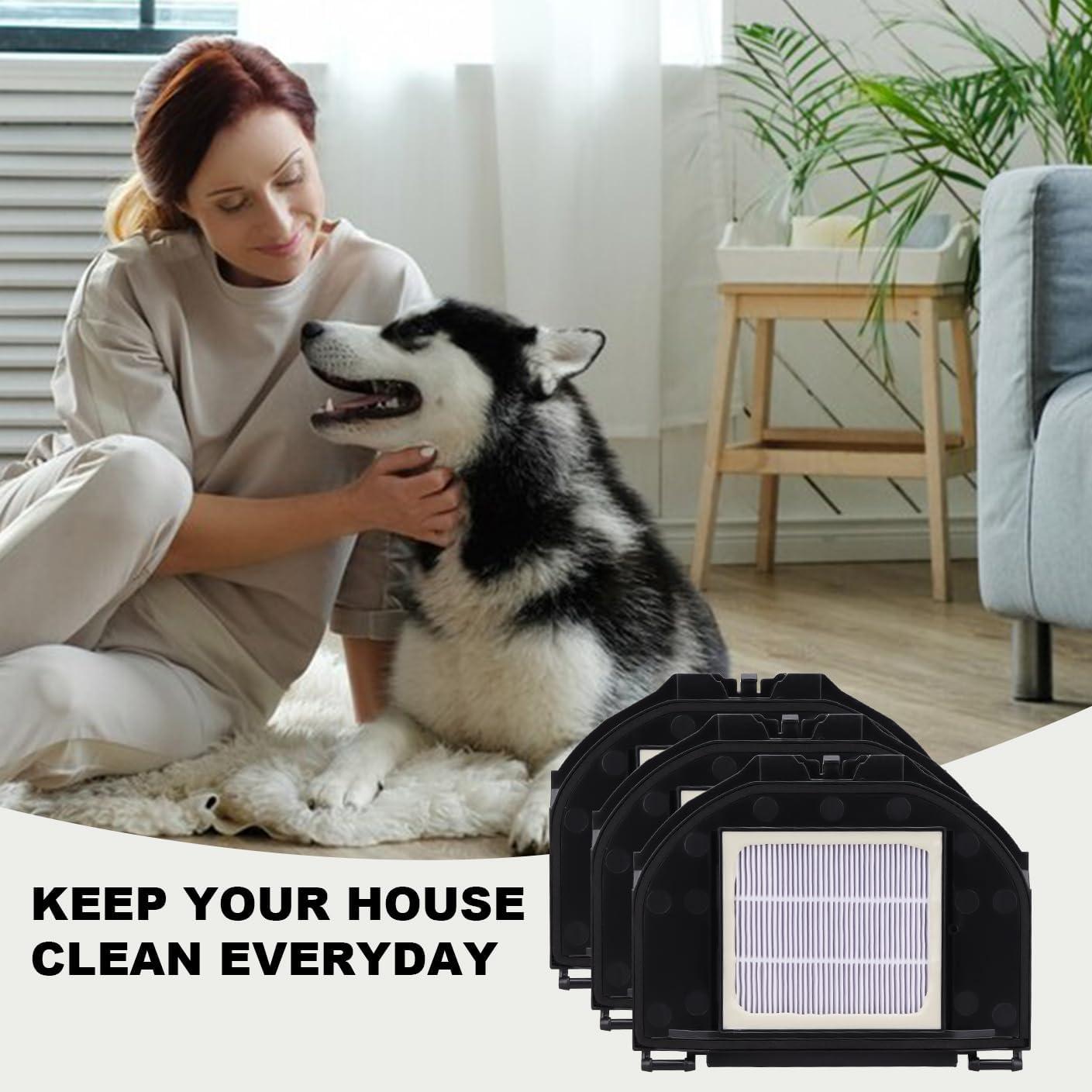 Filtros de Reemplazo Hepa Sgizoku SK-RVLX-3 para Aspiradora Robot Shark AV2310AE - 3 Unidades