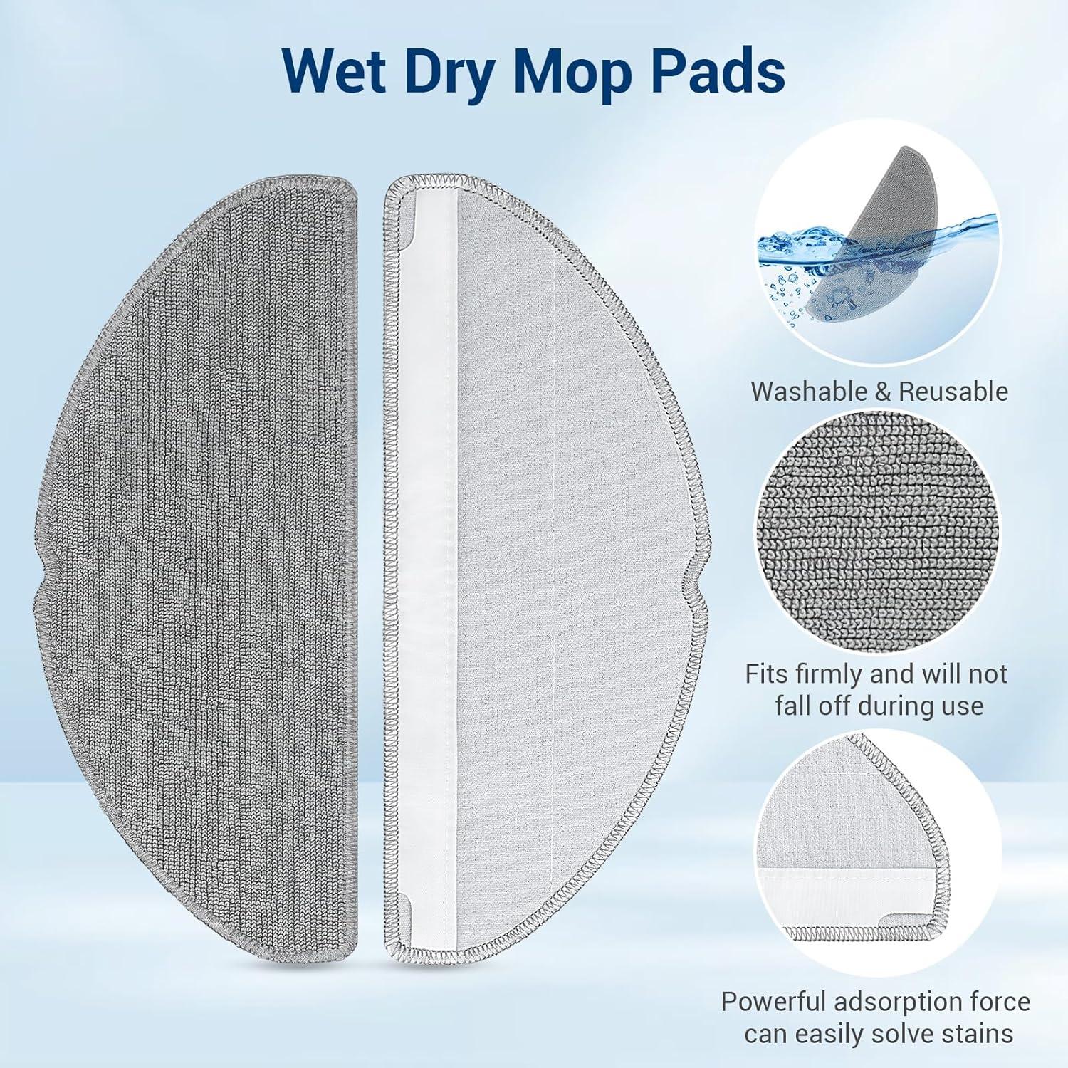 Kit de Repuesto BUXEBUX para Aspiradora Robot Roborock Q7 M5