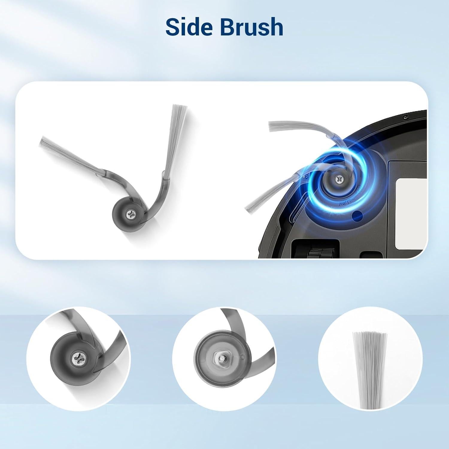 Kit de Repuesto BUXEBUX para Aspiradora Robot Roborock Q7 M5