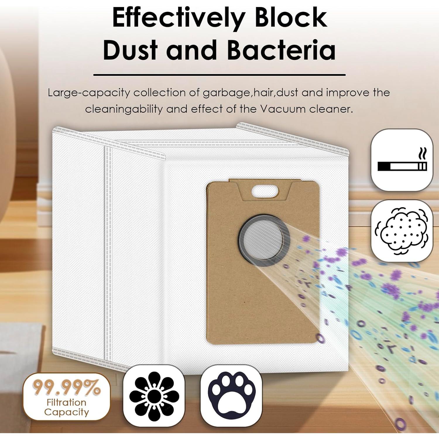 Bolsas de Polvo de Reemplazo CHAIN PEAK RV30 Max Plus - 12 Piezas